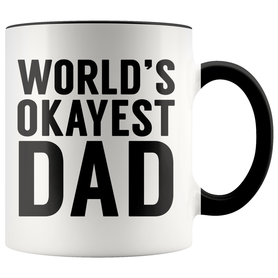 Accent Mug - World's Okayest Dad