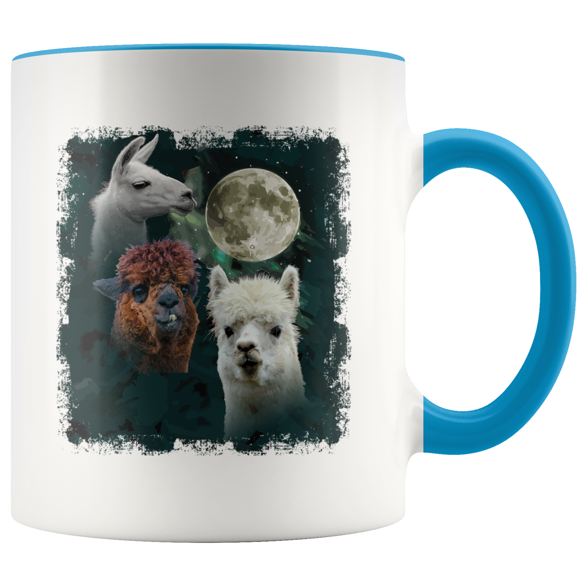 Accent Mug - 3 Llama Moon