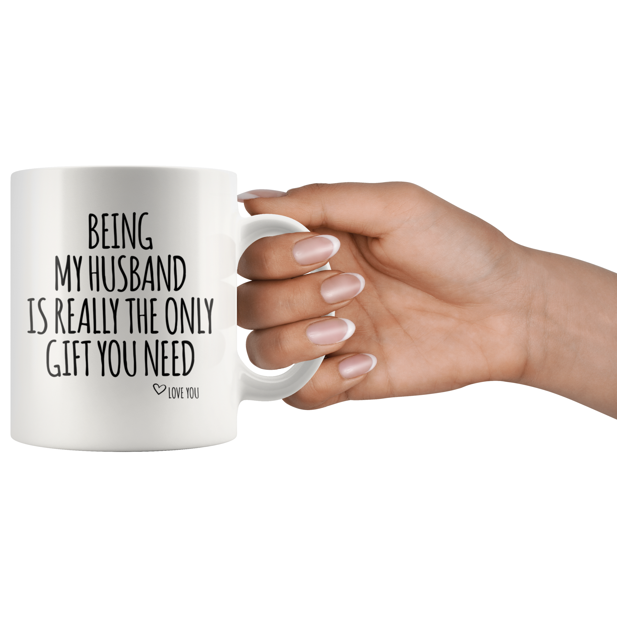 White Mugs - Being My Husband Gift
