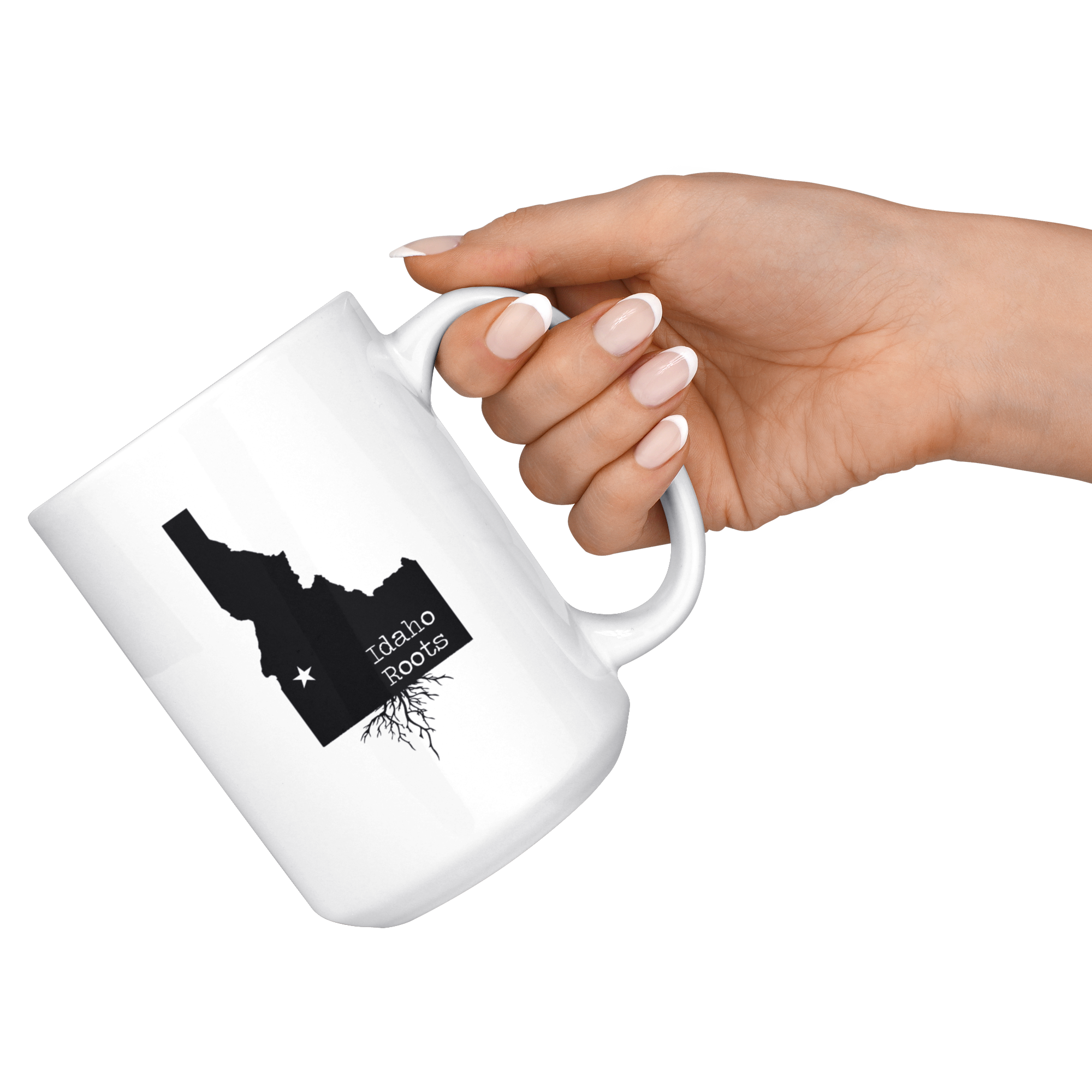 White Mugs - Idaho Roots
