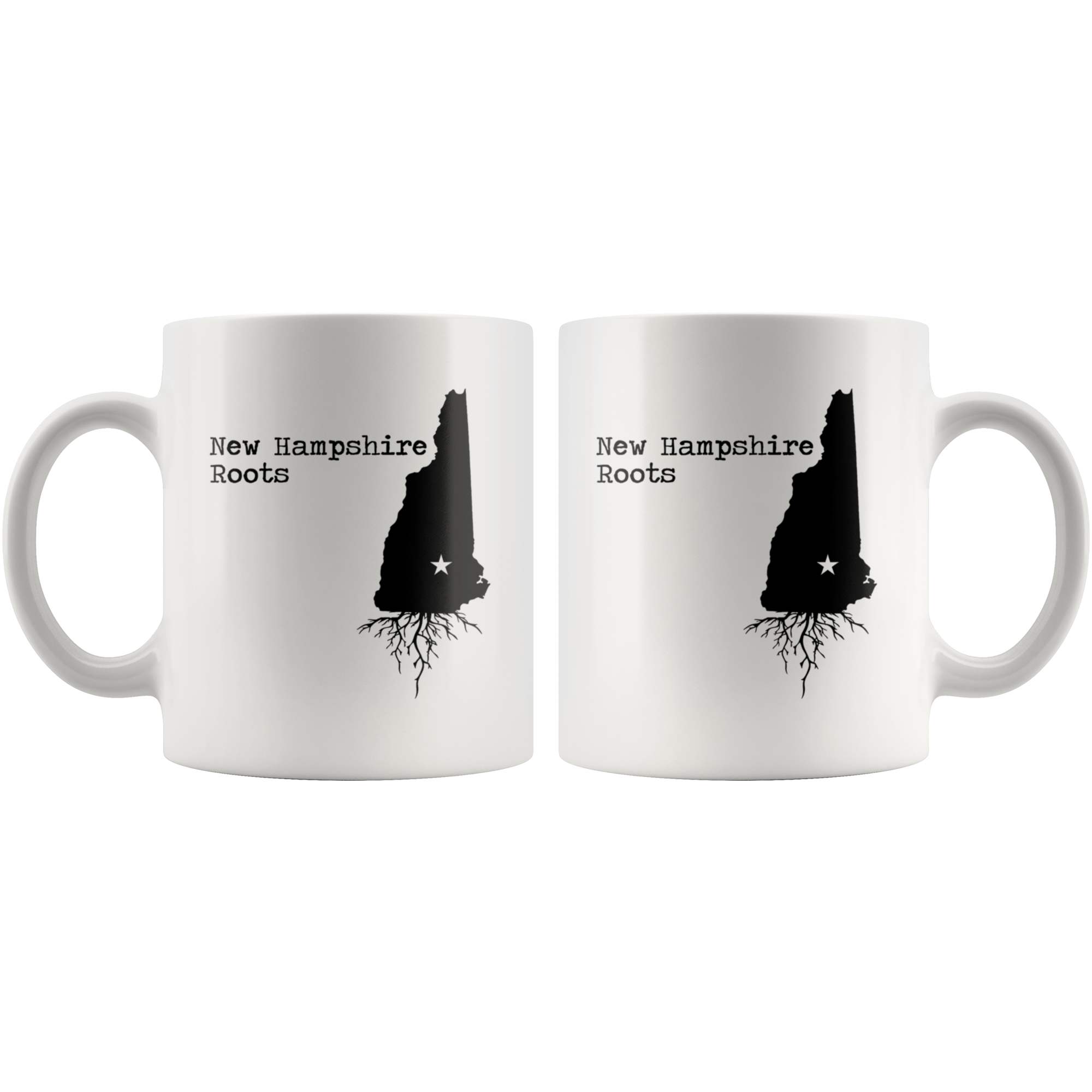 White Mugs - New Hampshire Roots