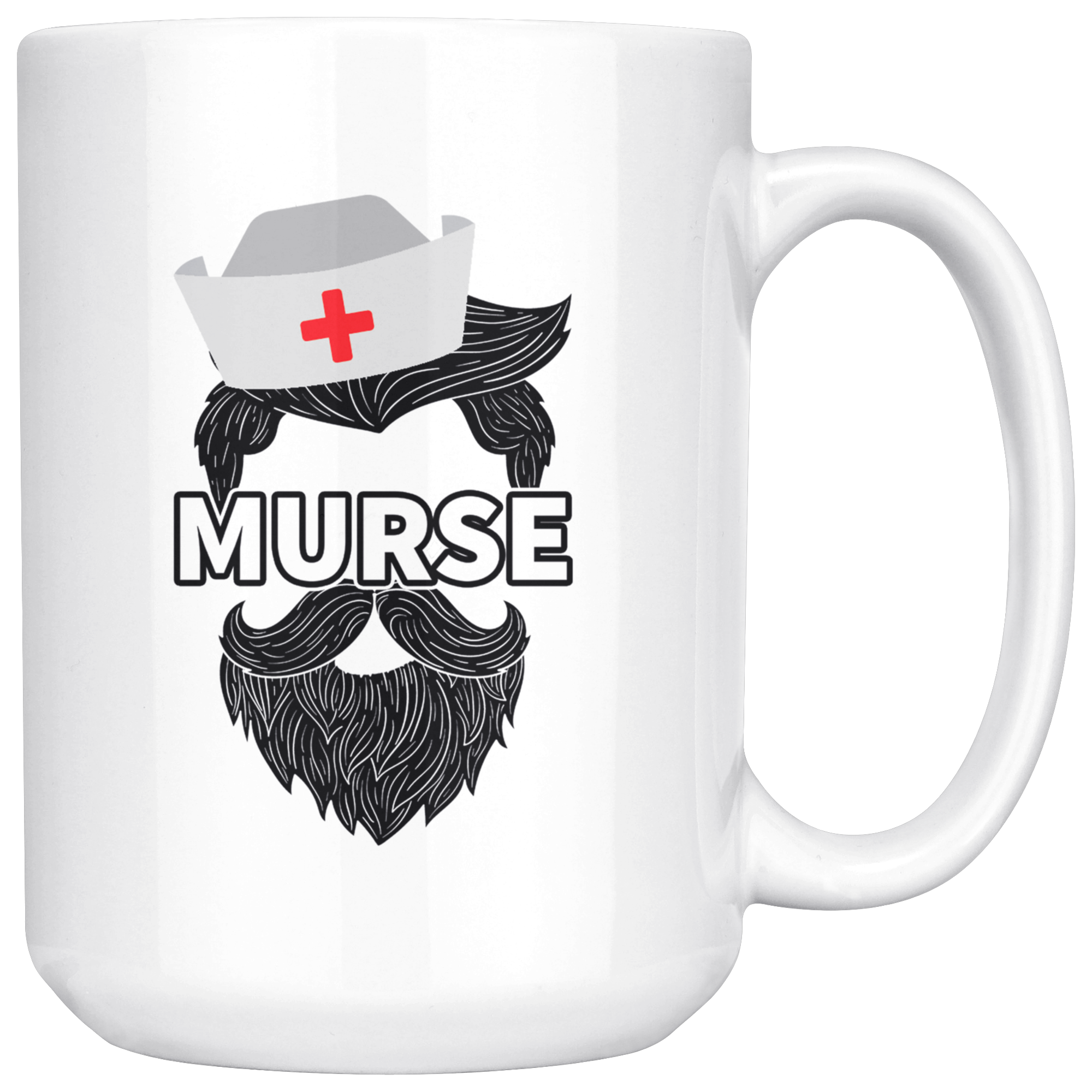 White 15oz Mug - Murse Mug