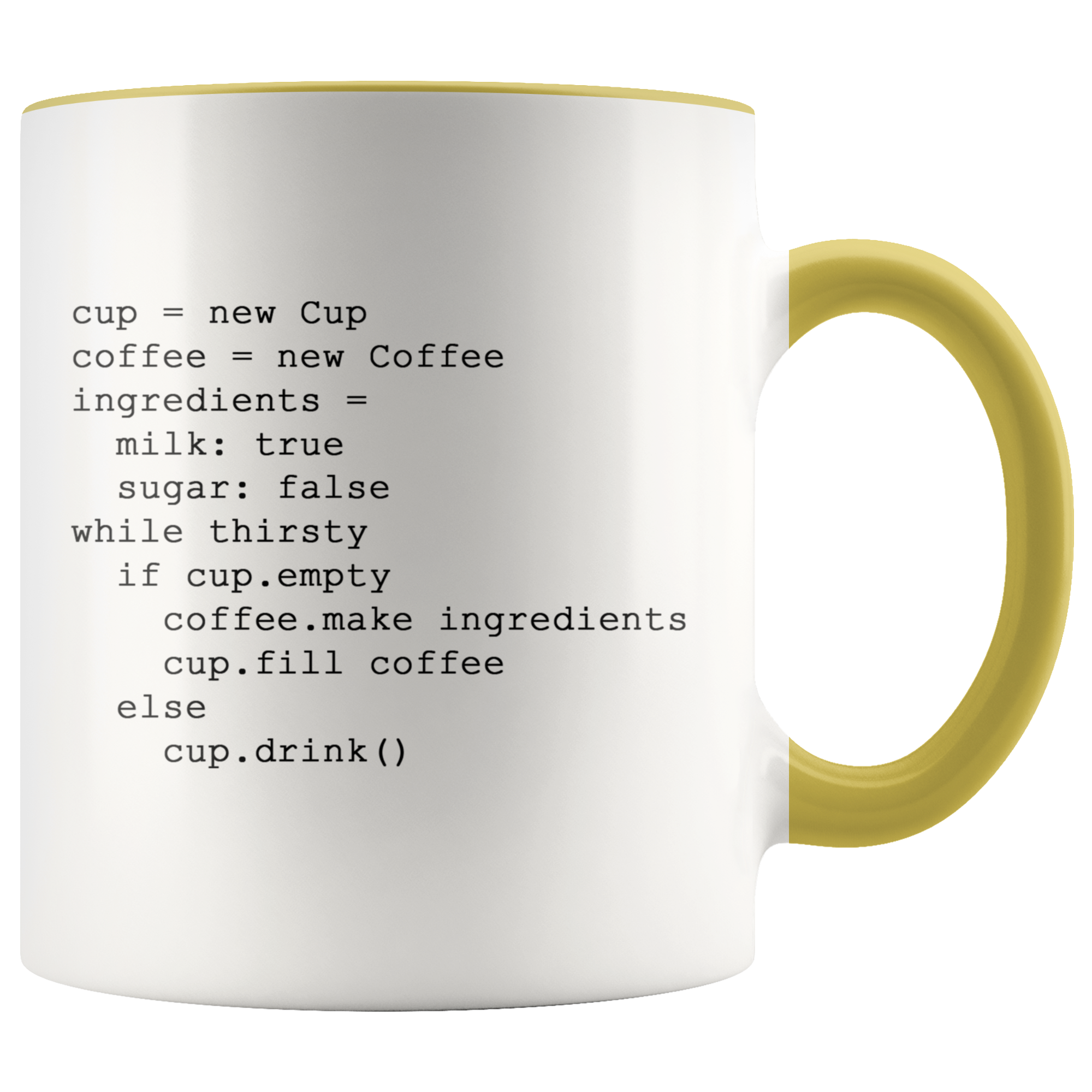 Accent Mug - Computer Coder Coffee New Cup Mug