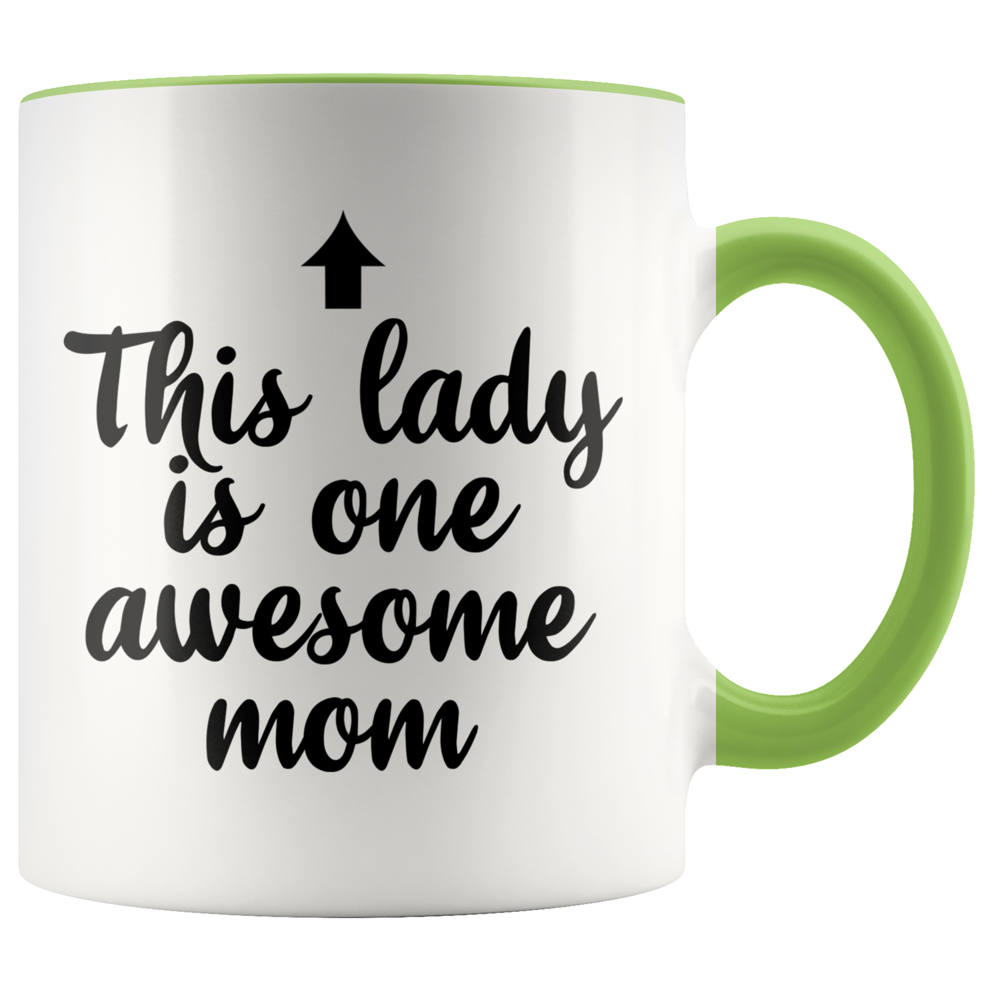 Accent Mug - This Lady Is One Awesome Mom