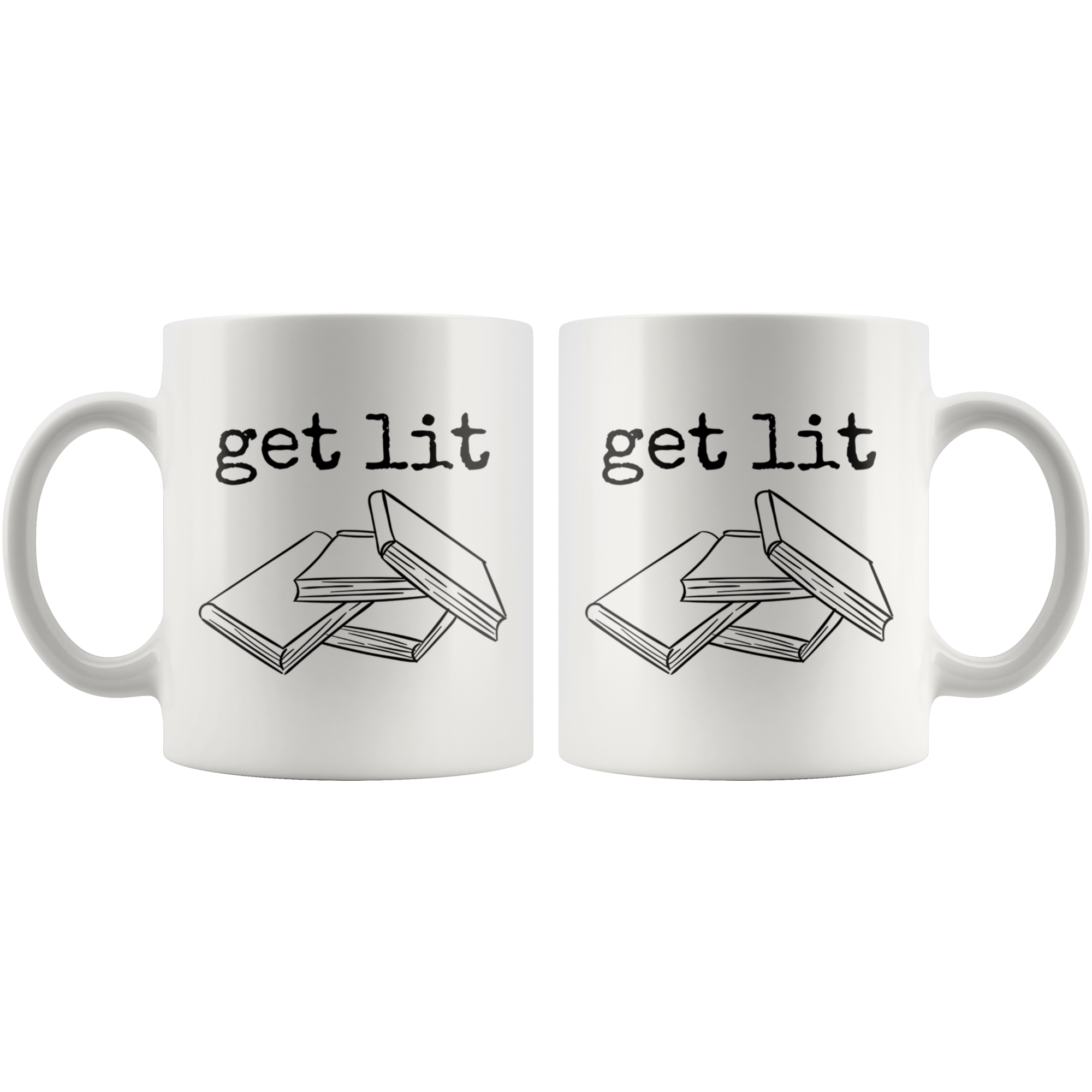 White 11oz Mug - Get Lit