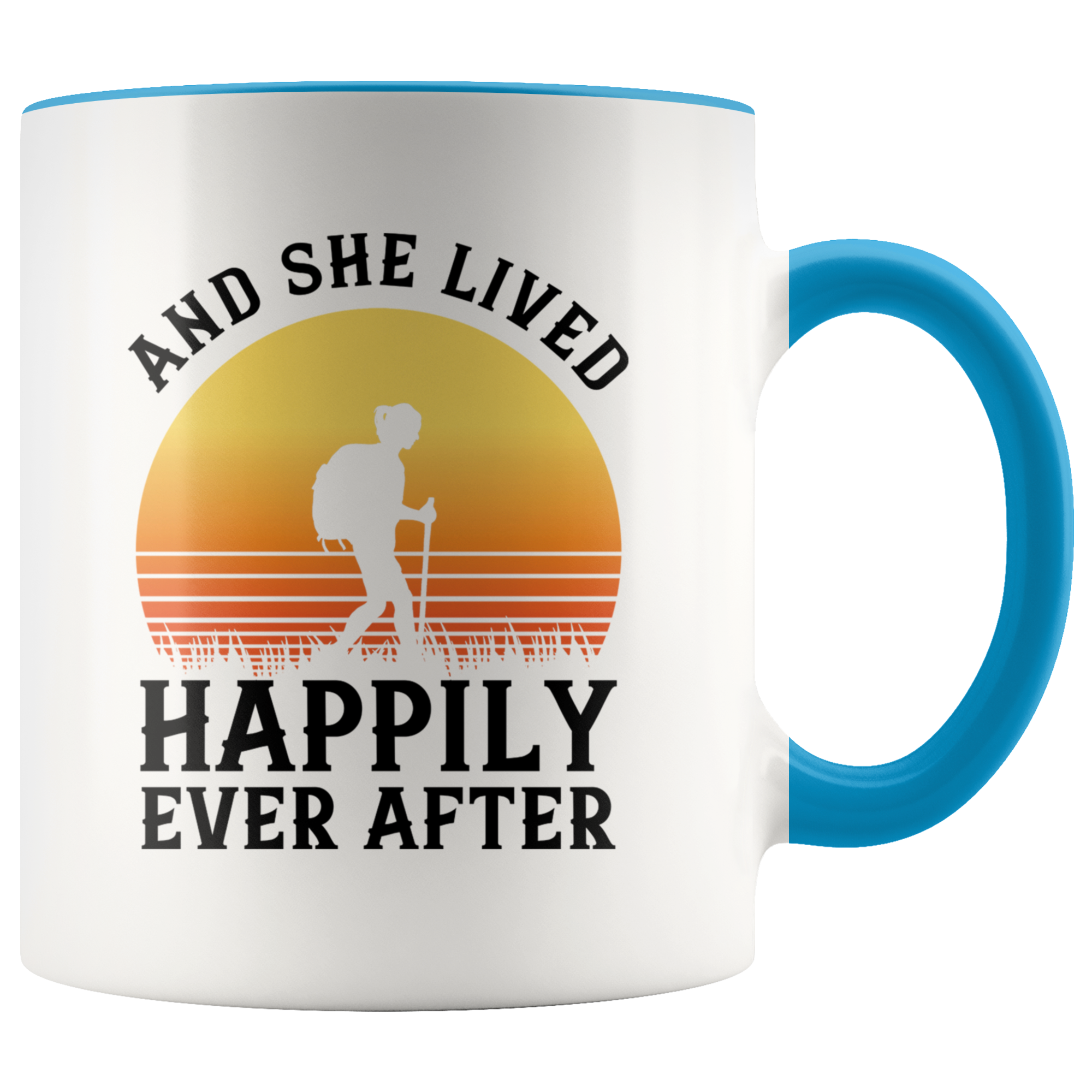 Accent Mug - Hiking Girl Happily Ever After