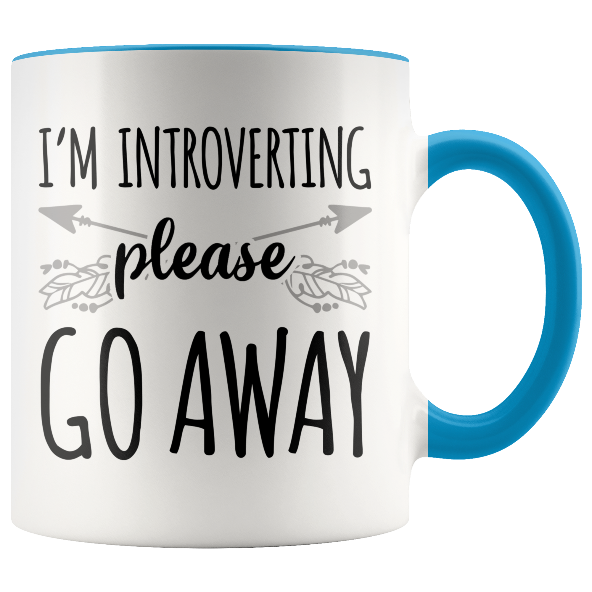 Accent Mug - Introverting Please Go Away