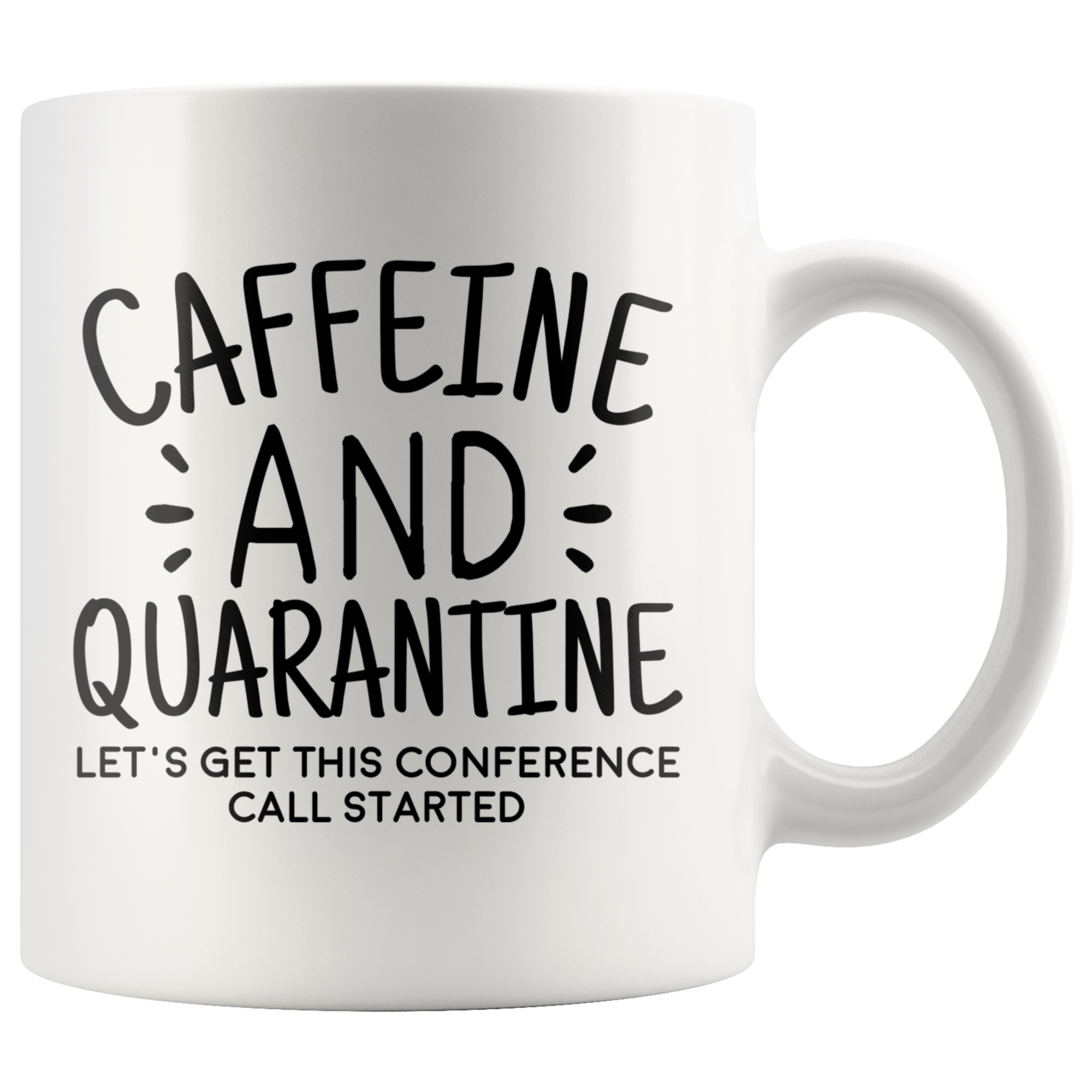 Accent Mug - Caffeine and Quarantine