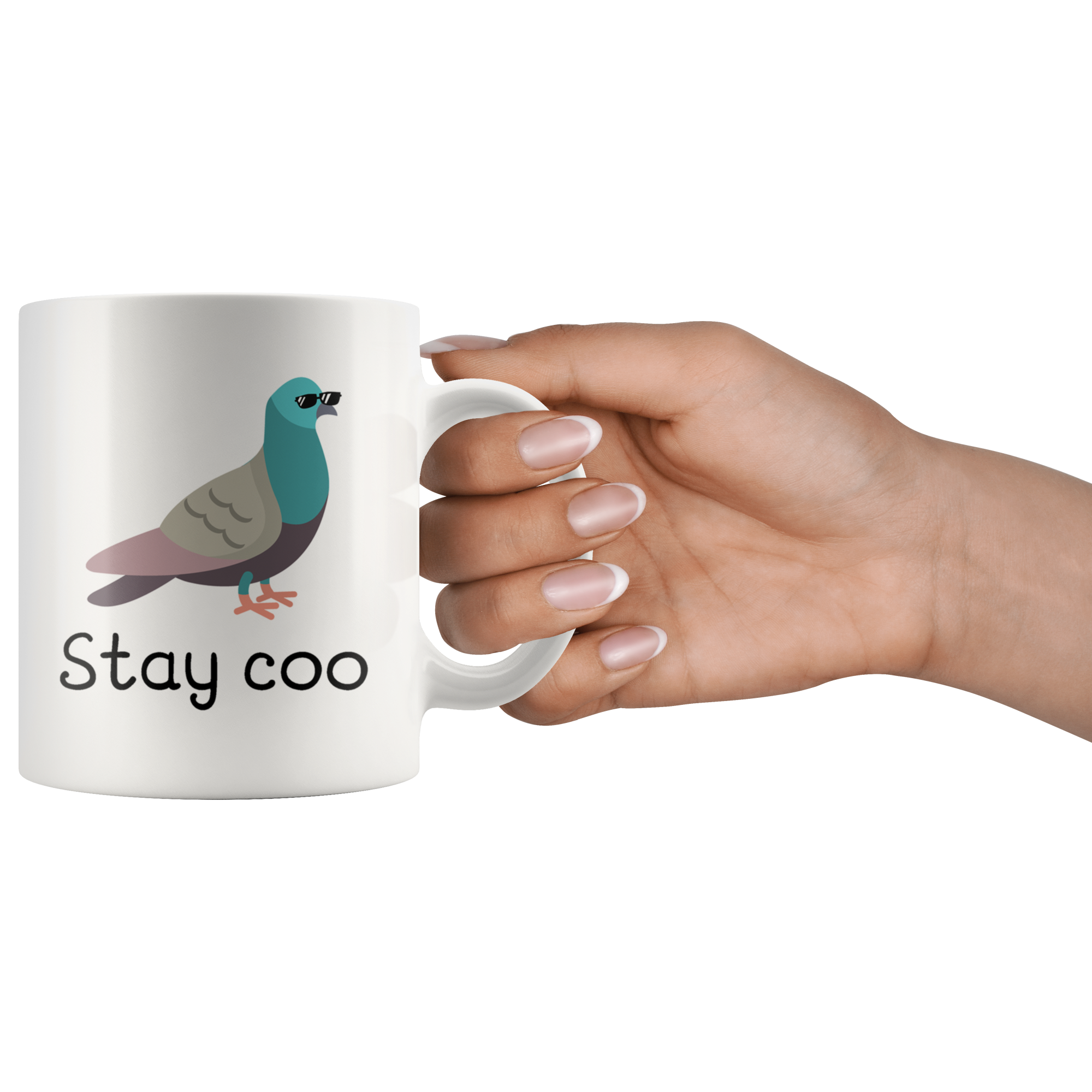 White Mugs - Stay Coo