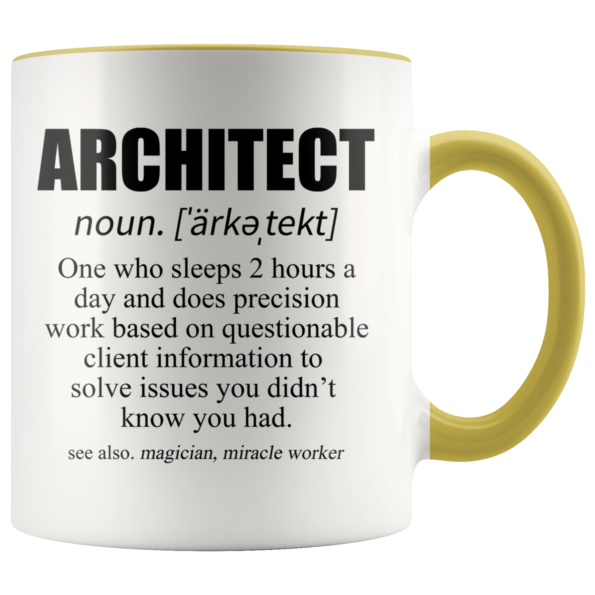Accent Mug - Architect Definition Mug