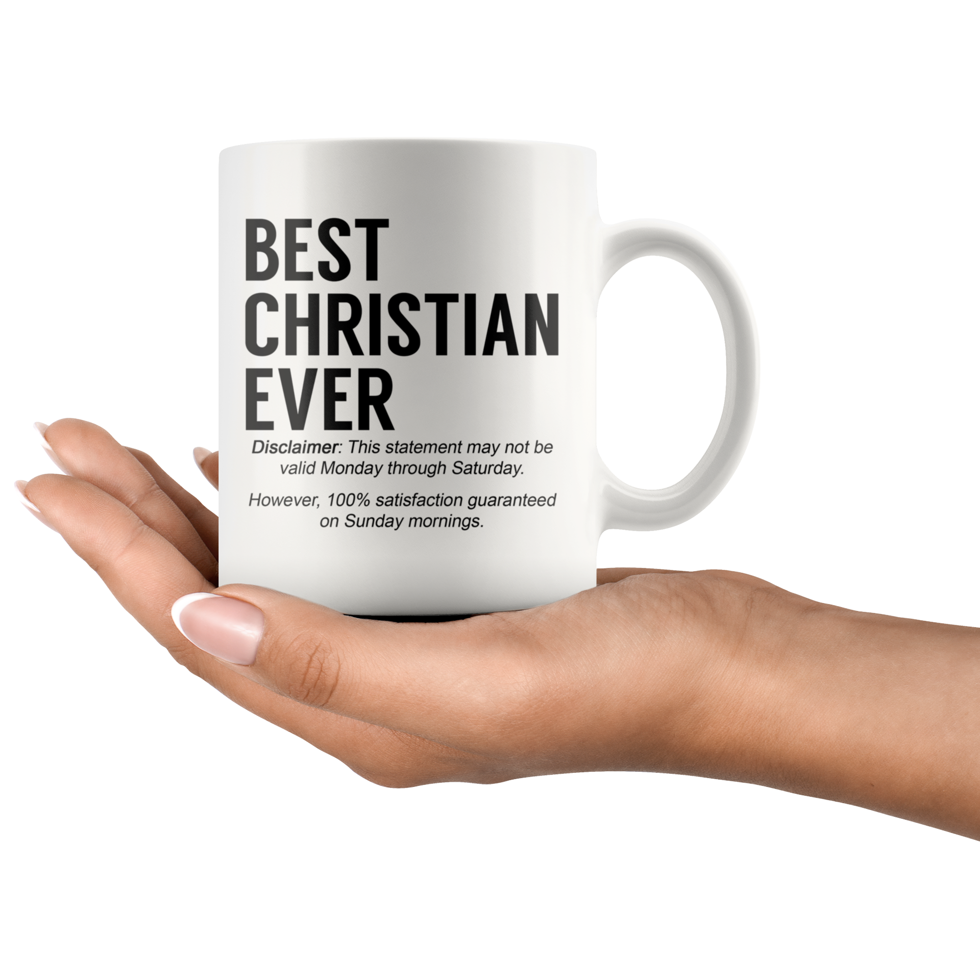 White Mugs - Best Christian Ever