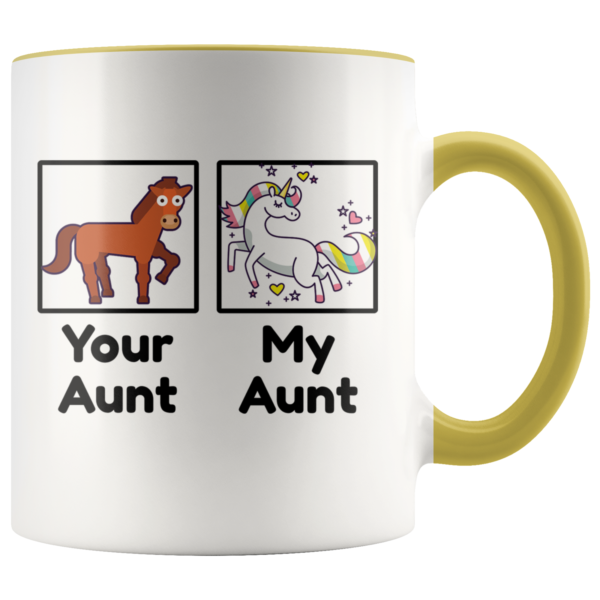Accent Mug - Your Aunt My Aunt Unicorn