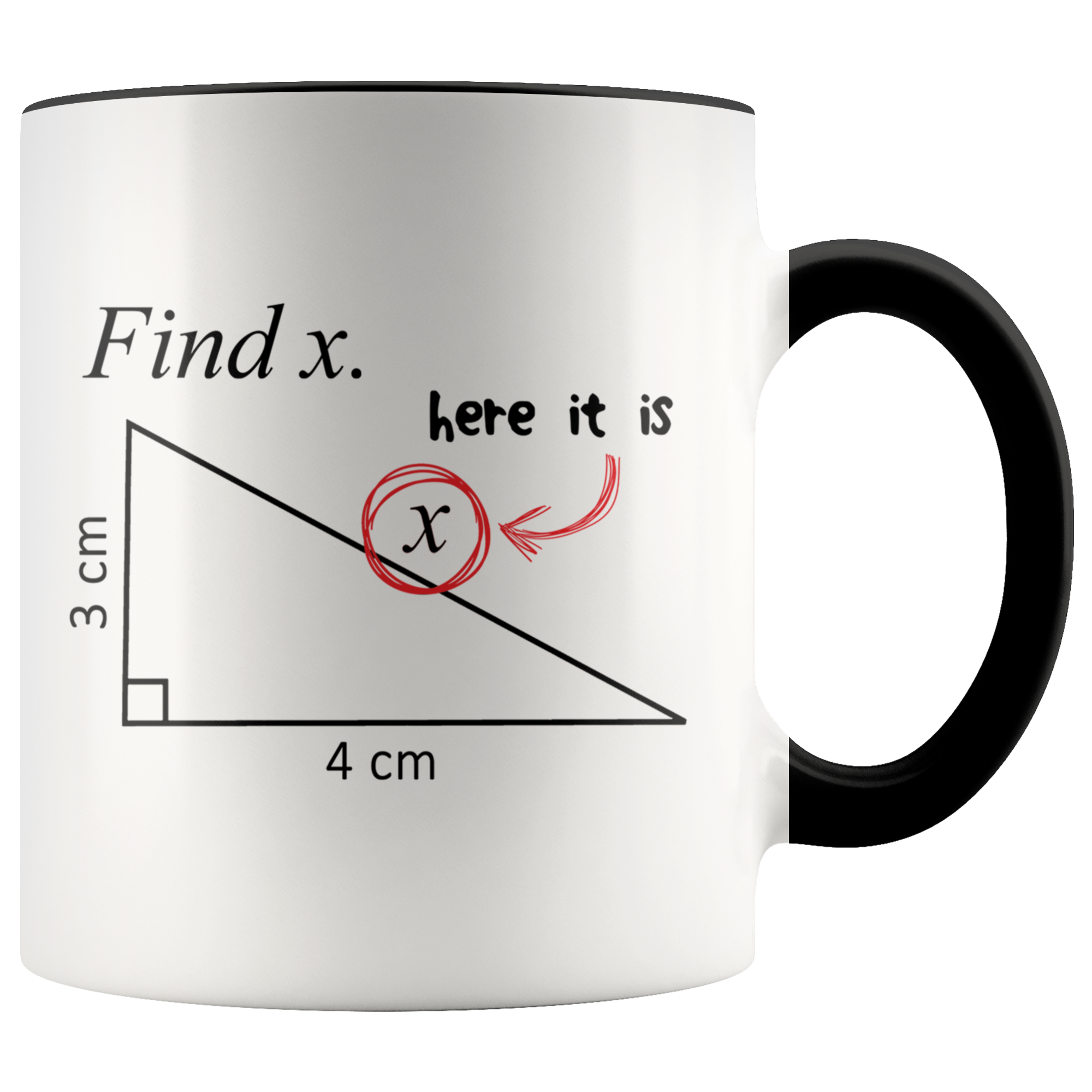 Accent Mug - Math Find X