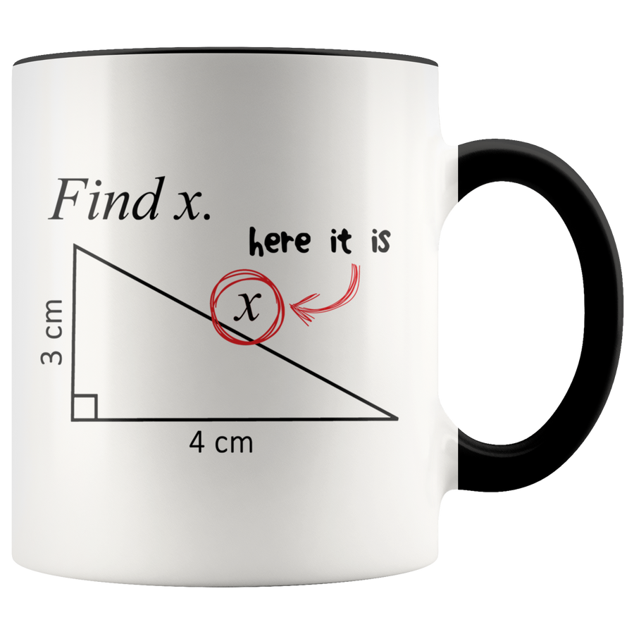 Accent Mug - Math Find X