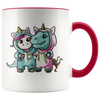 Accent Mug - Unicorn T-Rex Costumes