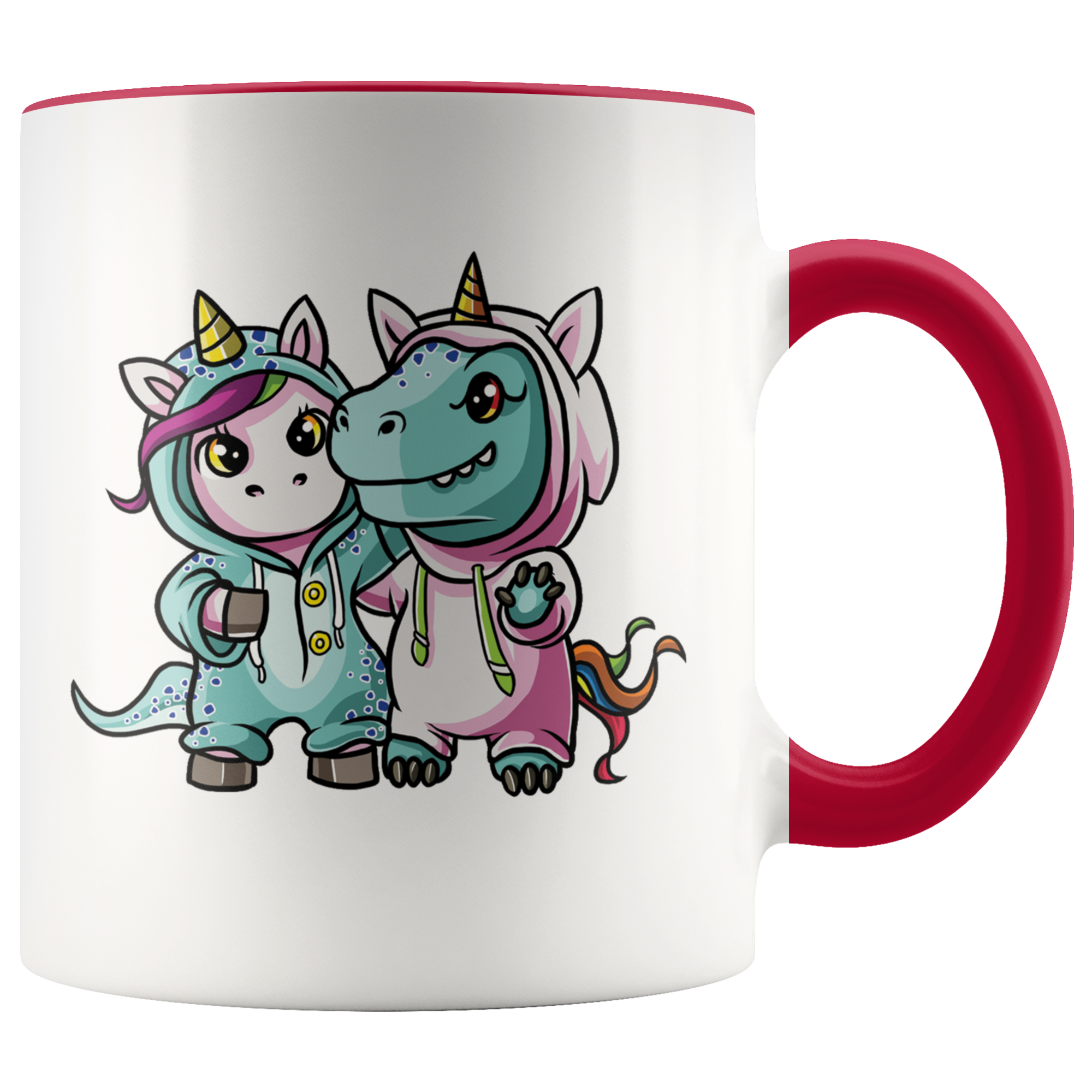 Accent Mug - Unicorn T-Rex Costumes
