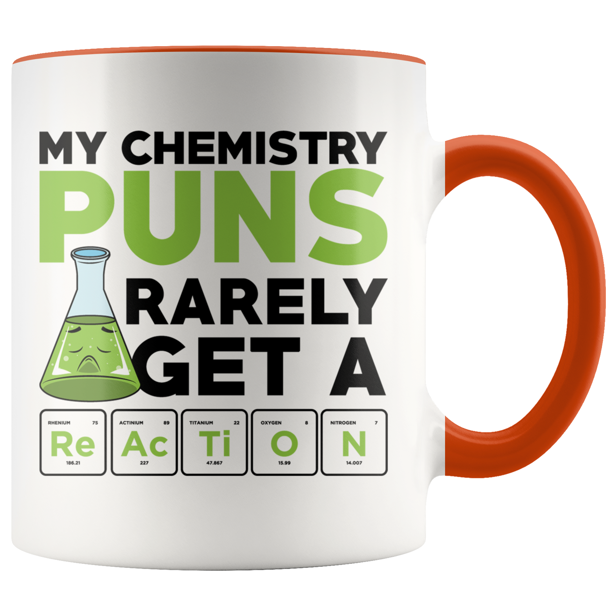 Accent Mug - Chemistry Pun Reaction