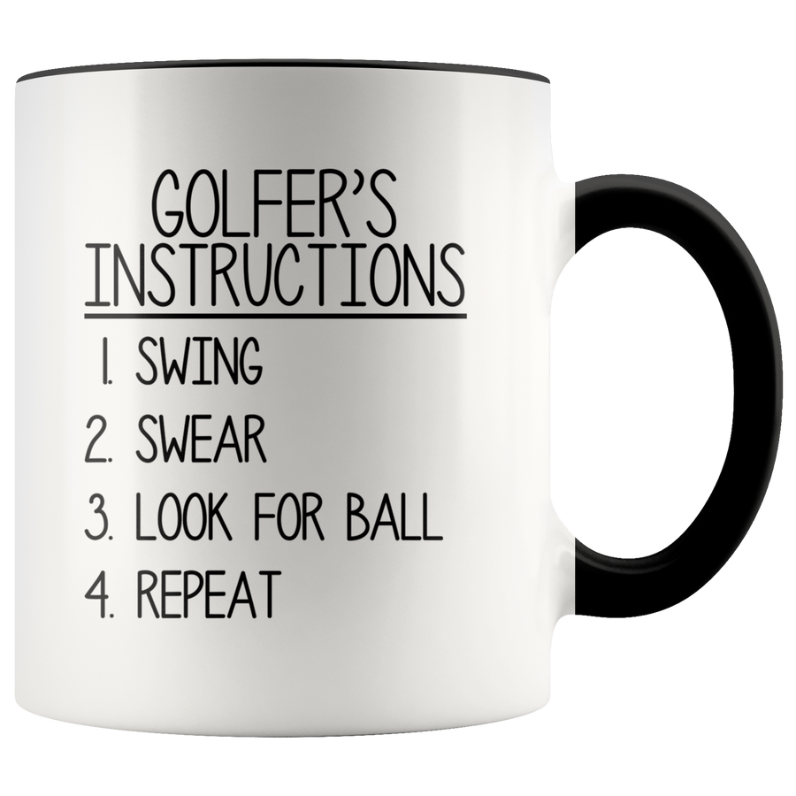 Accent Mug - Golfer's Instructions