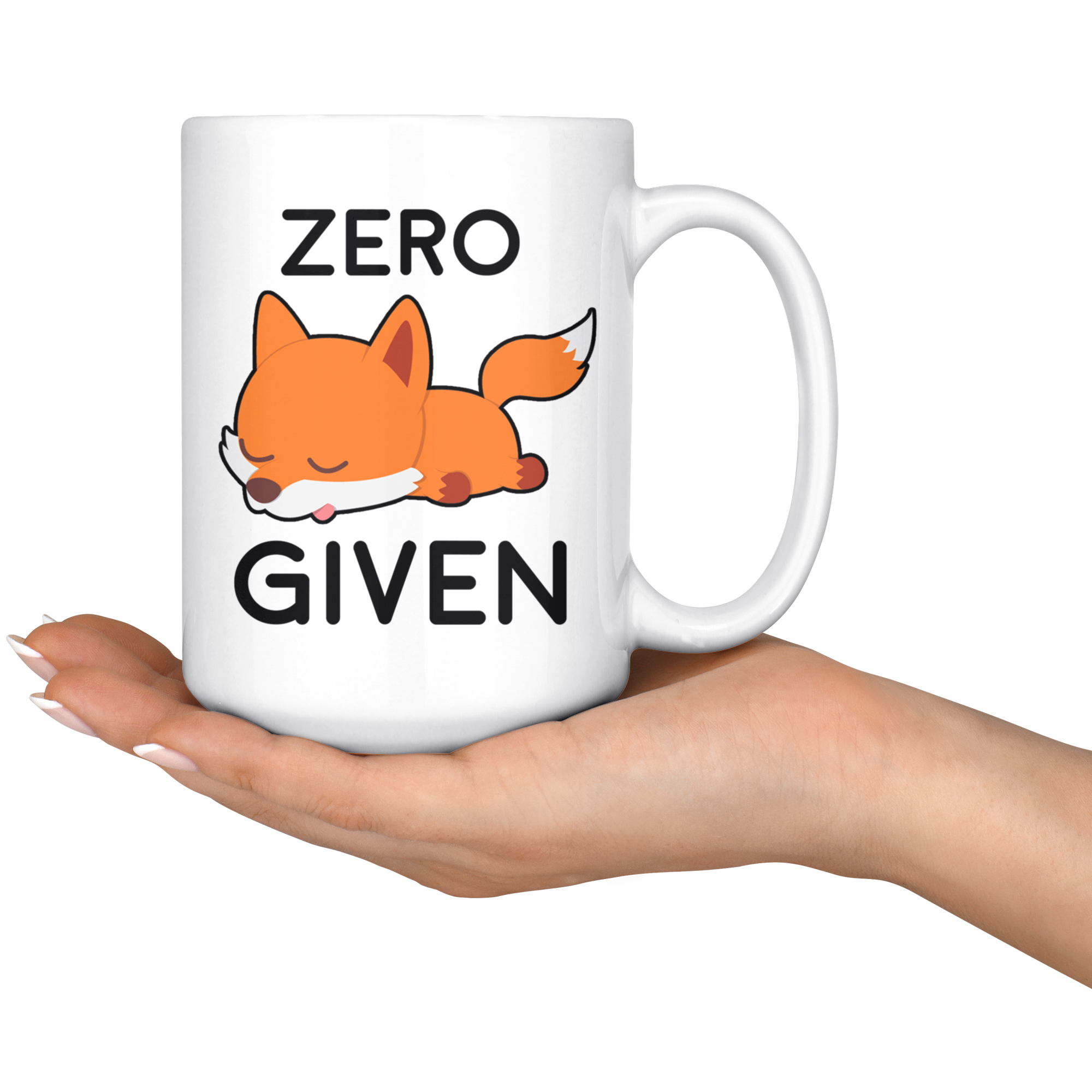 White 15oz Mug - Zero Fox Given