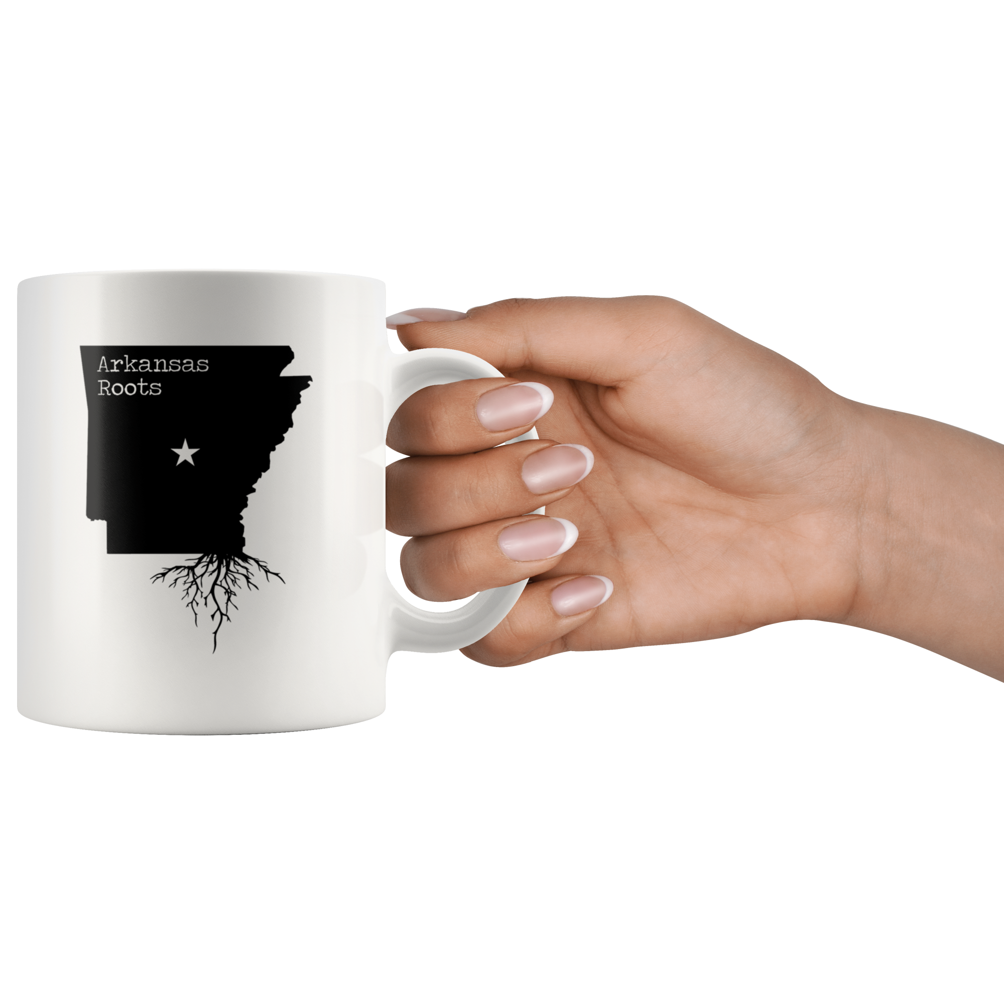 White Mugs - Arkansas Roots