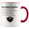 Accent Mug - Bearded Teacher Mug