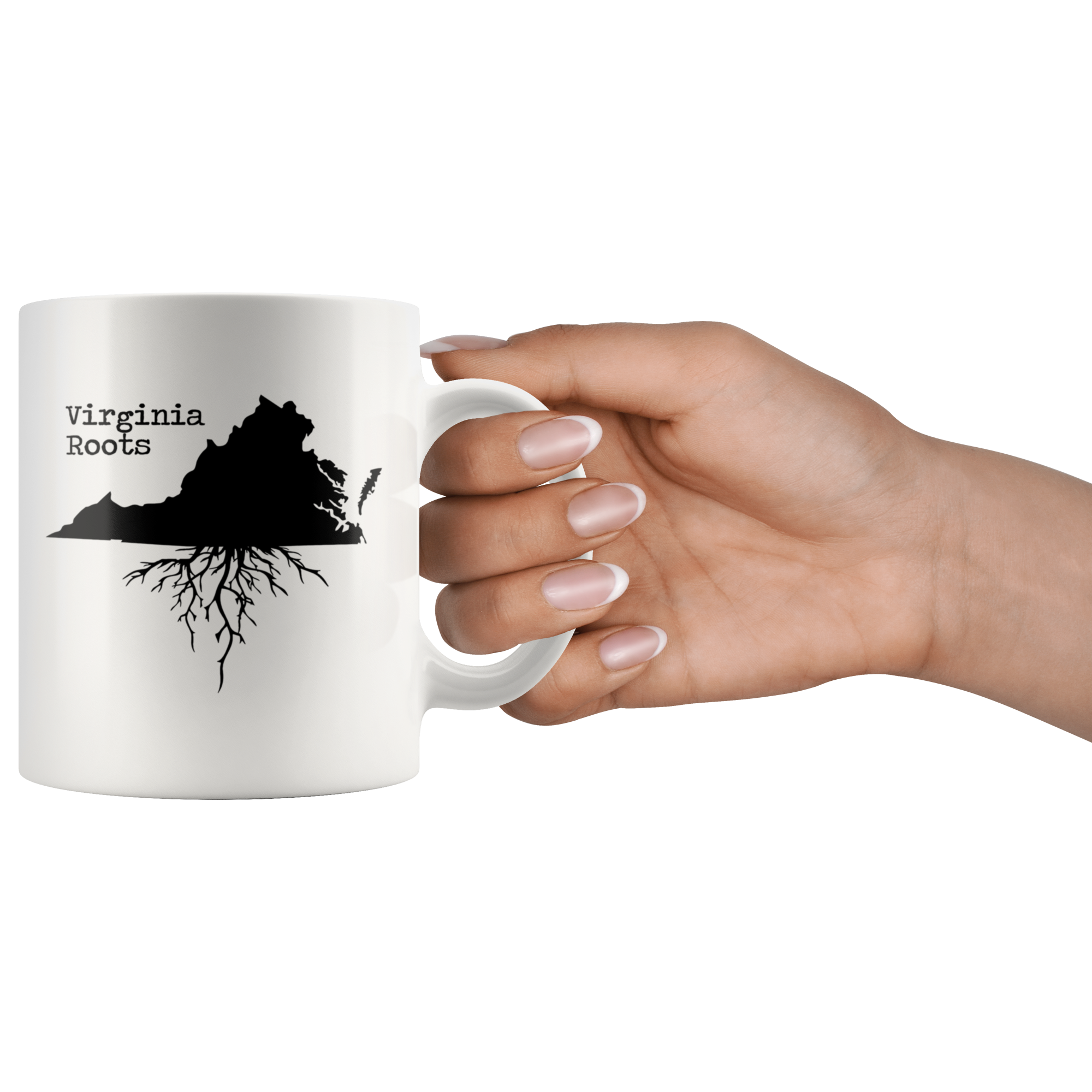 White Mugs - Virginia Roots
