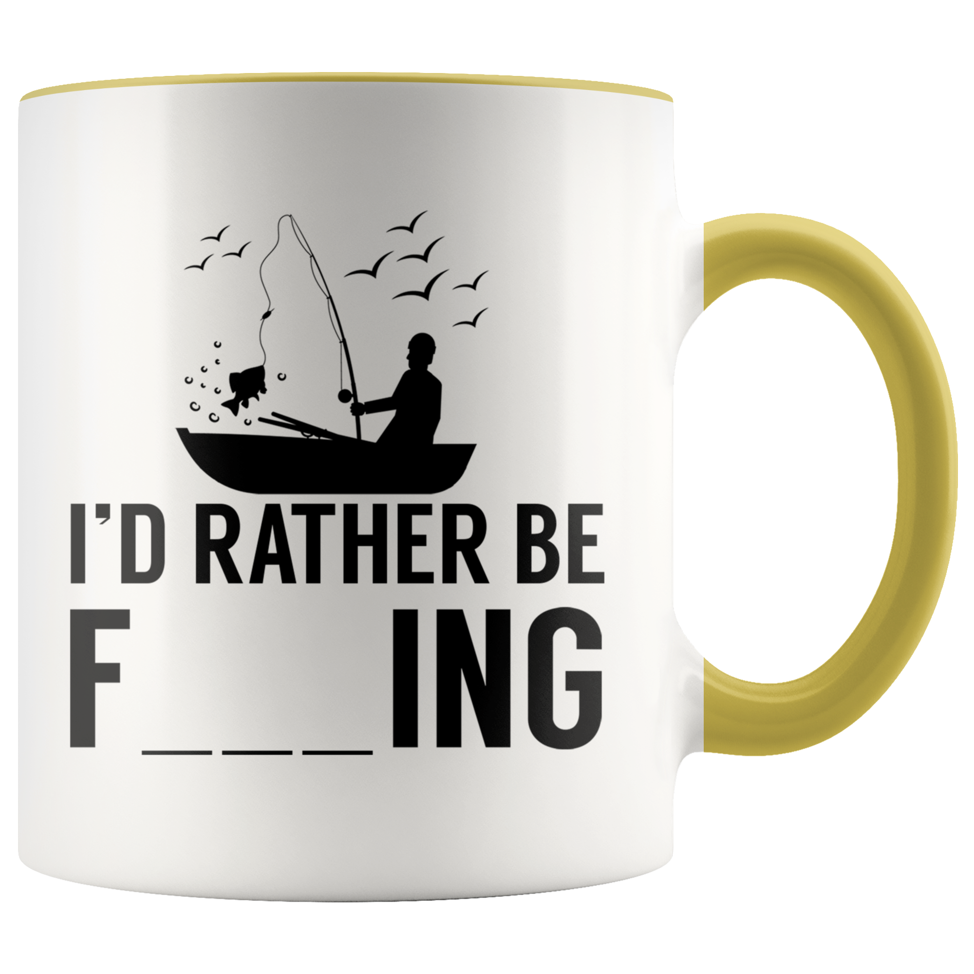 Accent Mug - Rather Be Fishing