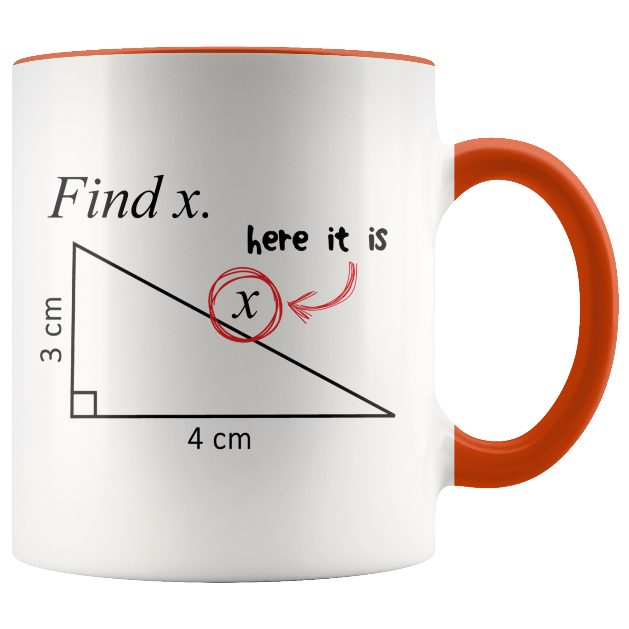 Accent Mug - Math Find X