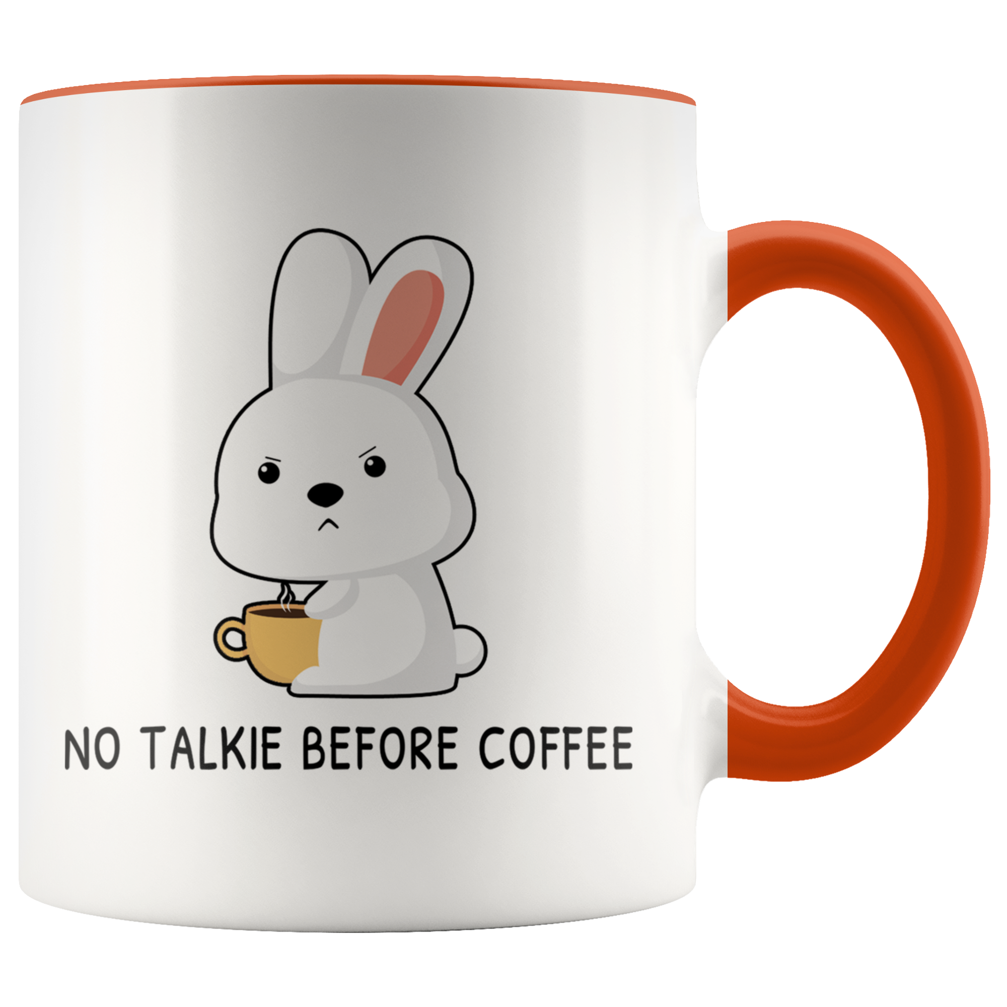 Accent Mug - No Talkie Before Coffee