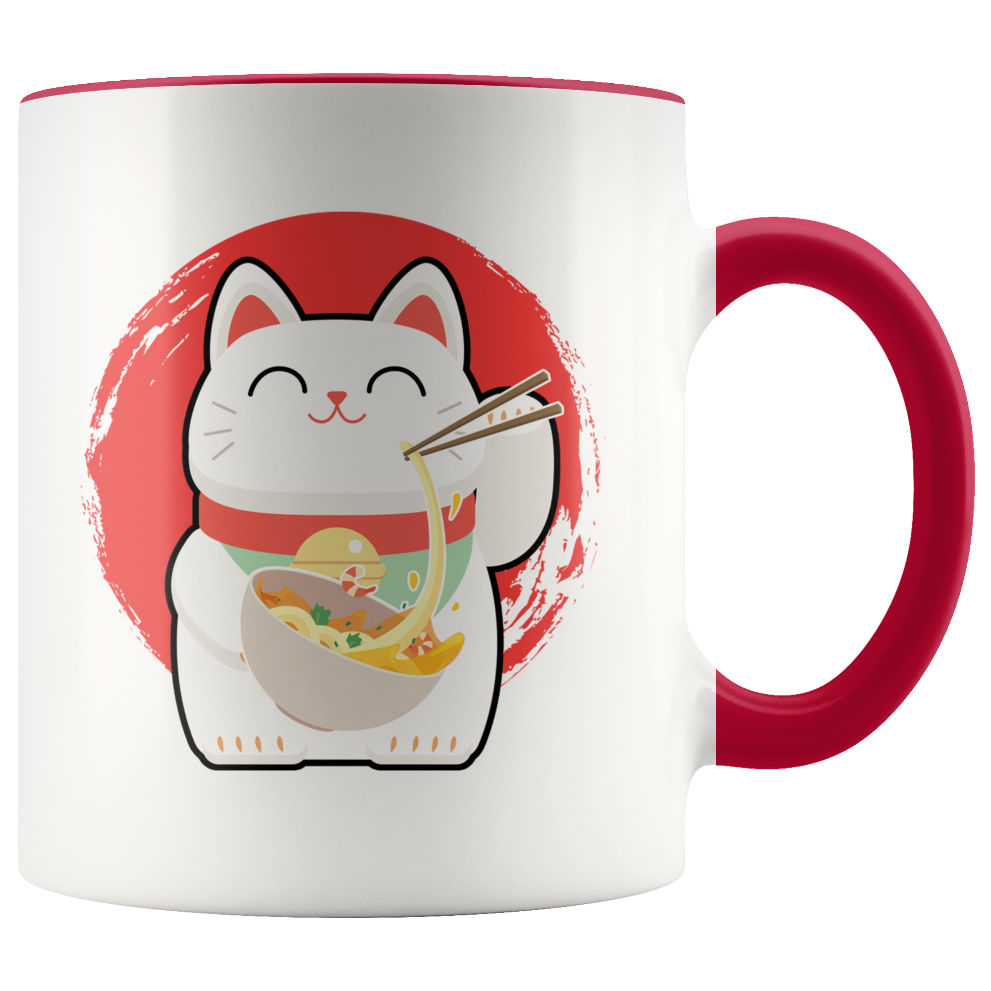 Accent Mug - Ramen Lucky Cat