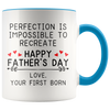 Accent Mug - Father's Day Perfection Impossible First Born