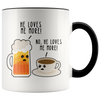 Accent Mug - Beer Coffee Love