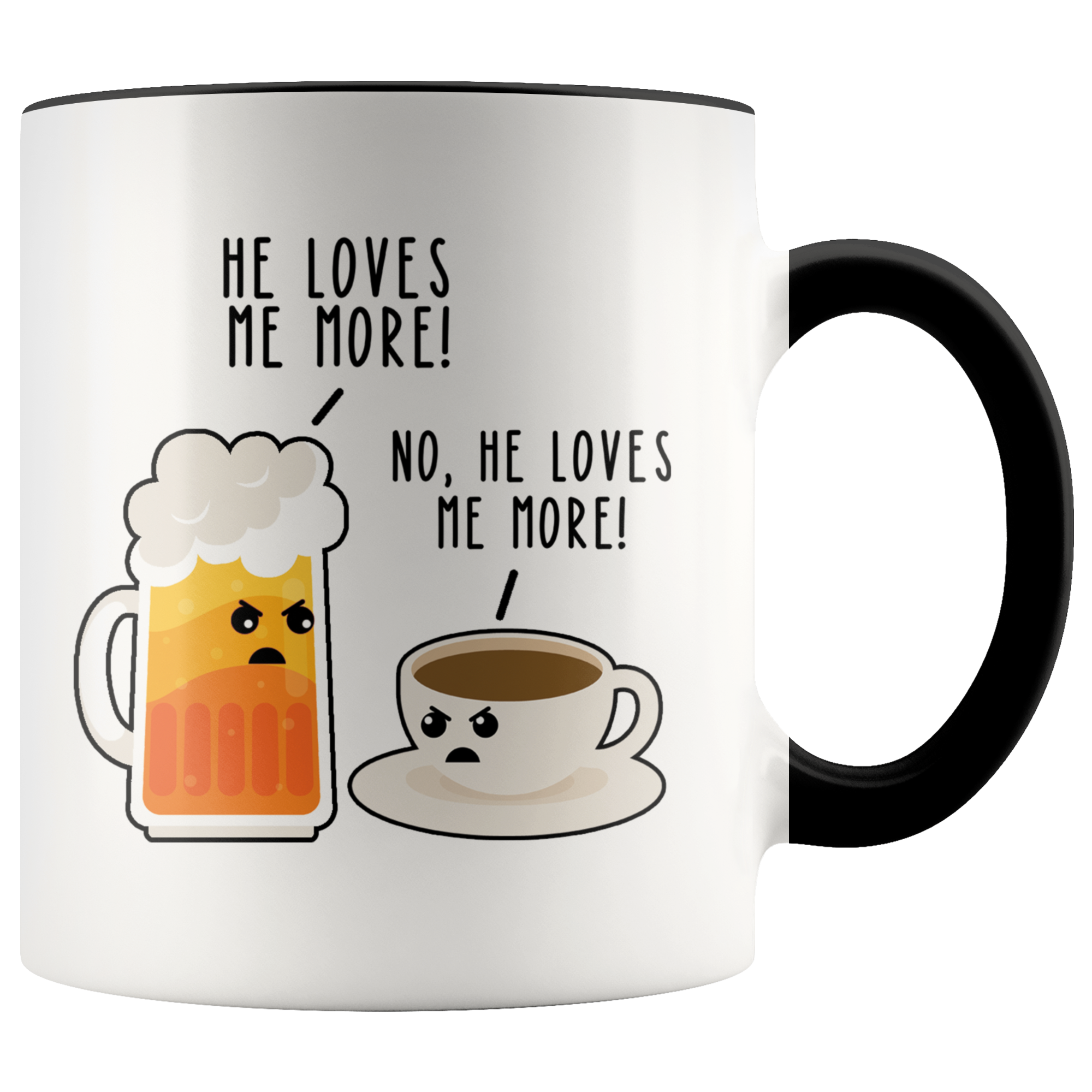 Accent Mug - Beer Coffee Love