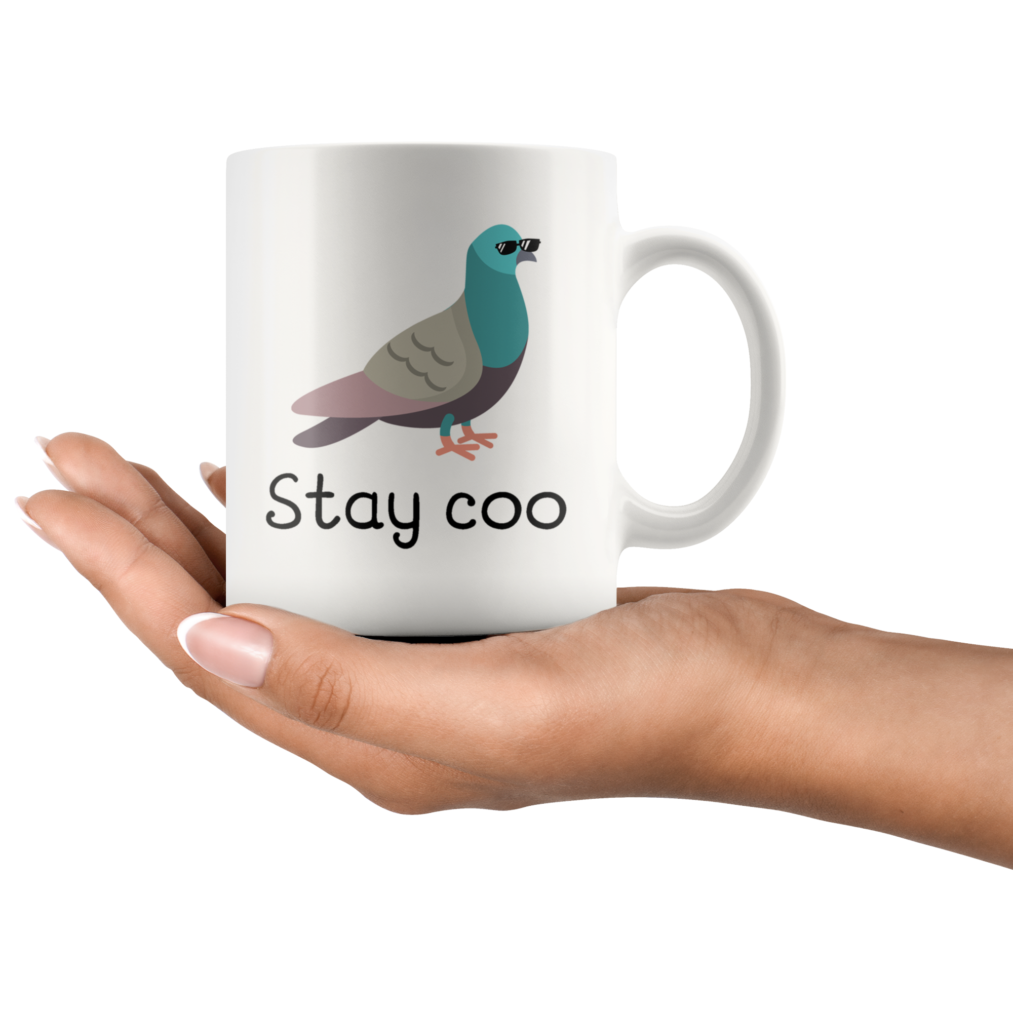White Mugs - Stay Coo