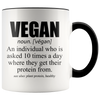 Accent Mug - Vegan Definition