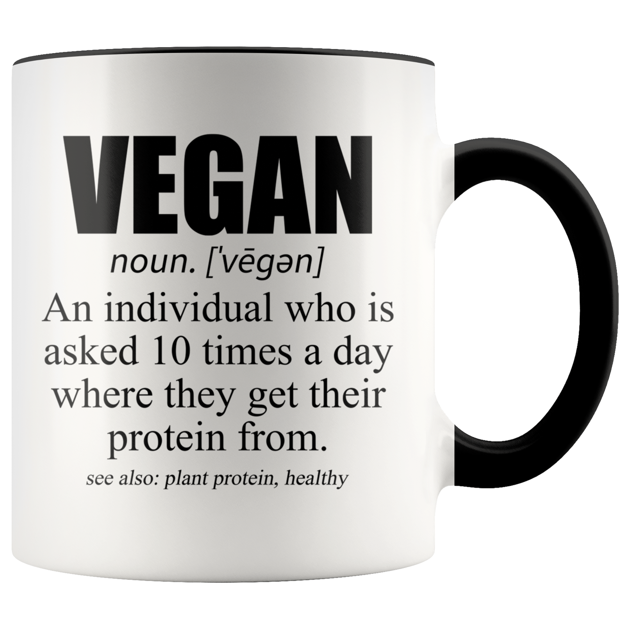 Accent Mug - Vegan Definition