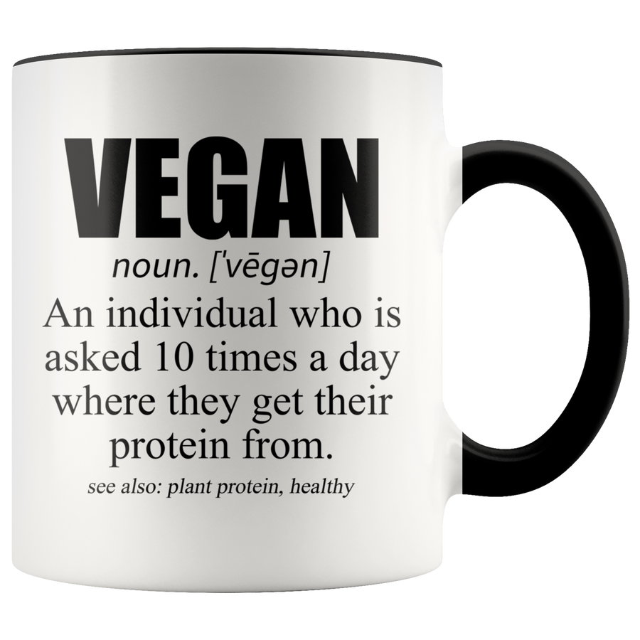 Accent Mug - Vegan Definition