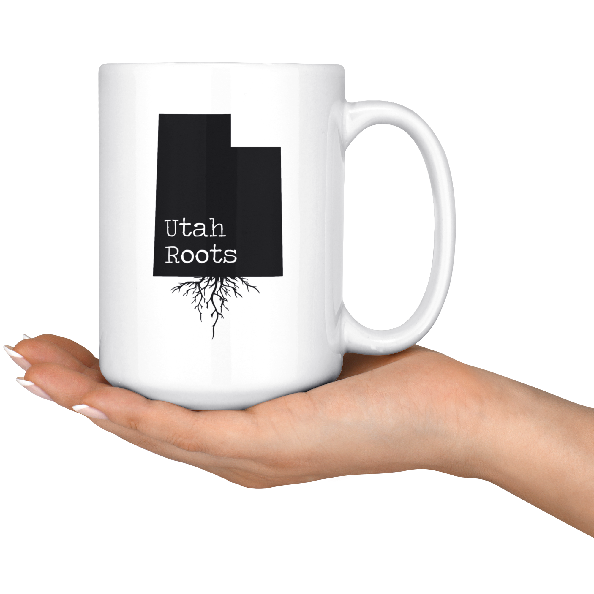 White Mugs - Utah Roots