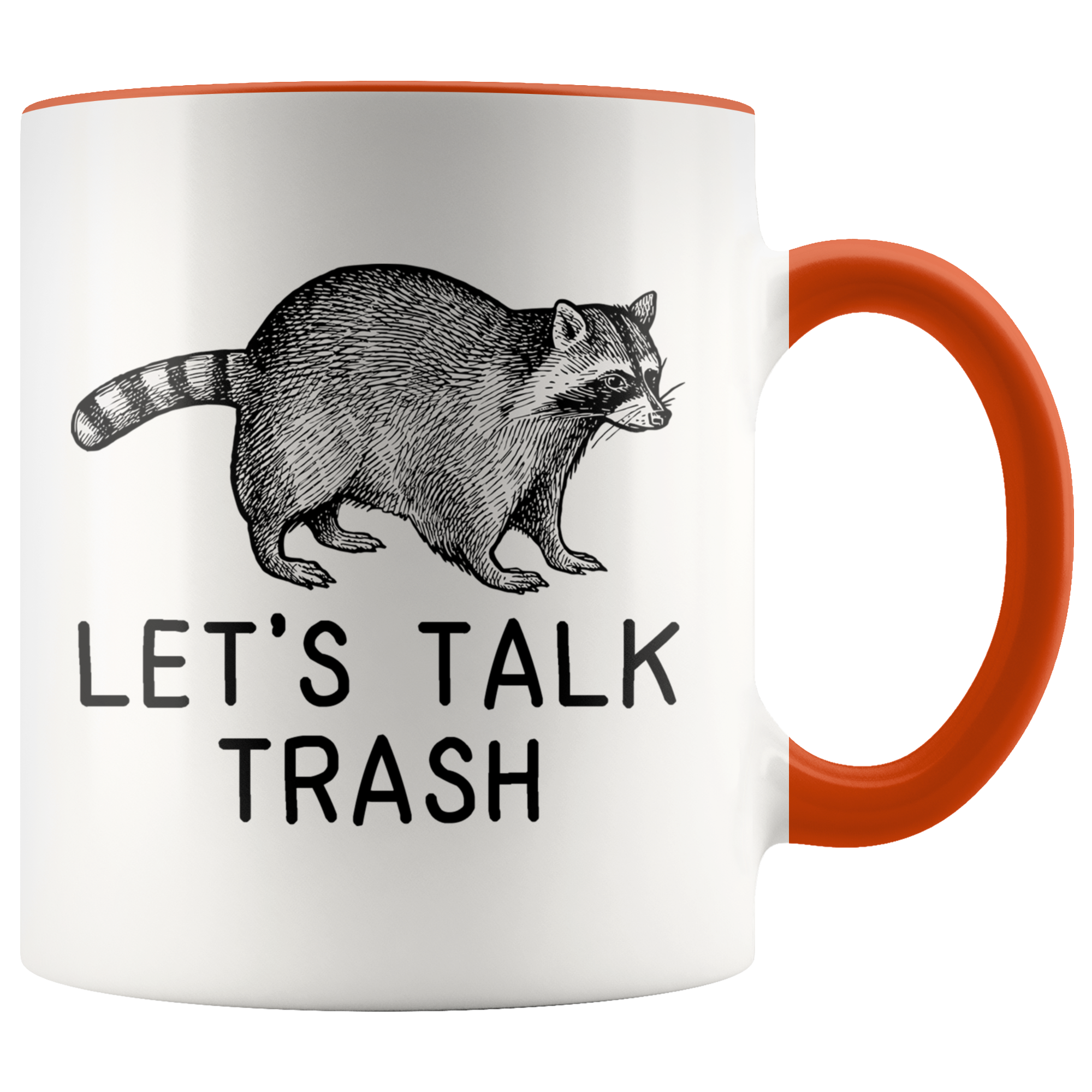 Accent Mug - Raccoon Let's Talk Trash