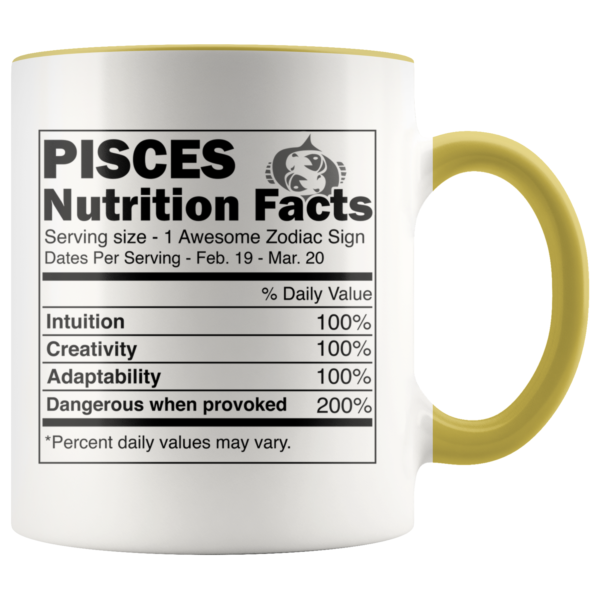 Accent Mug - Pisces Zodiac Nutrition