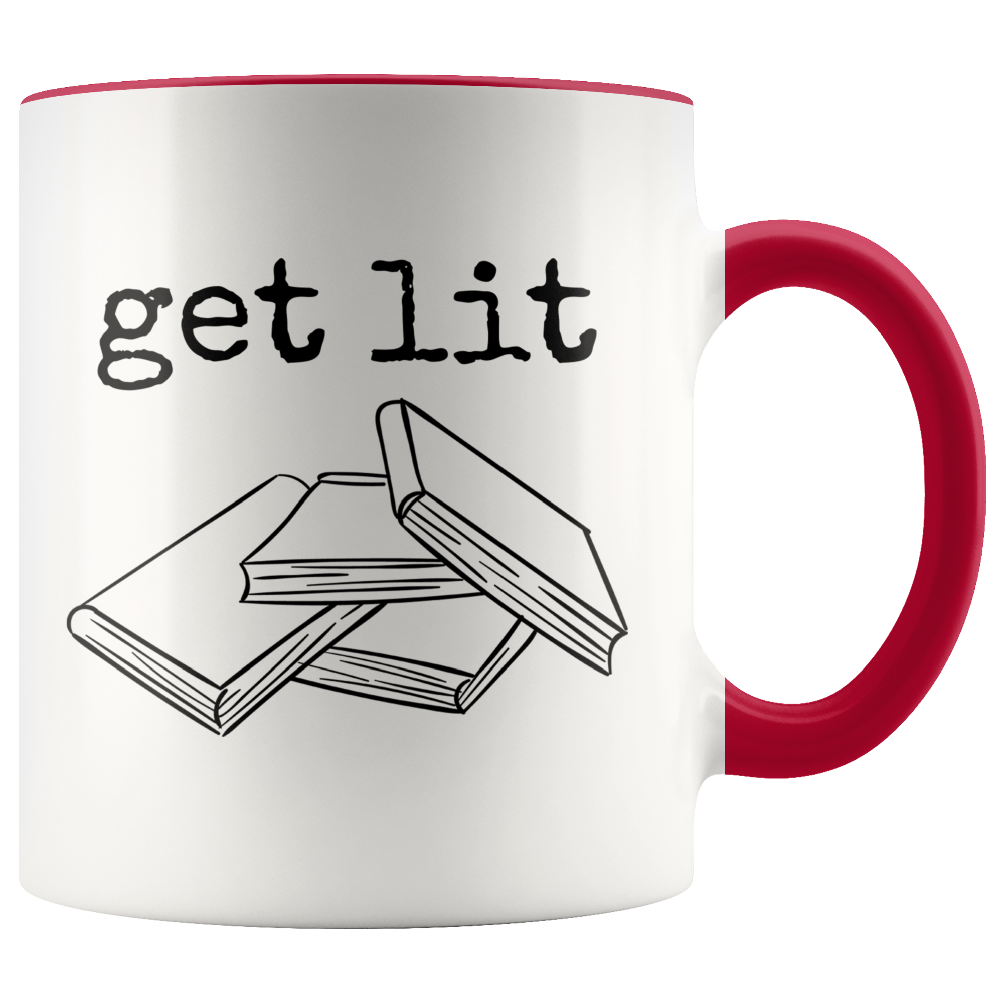 Accent Mug - Books Get Lit