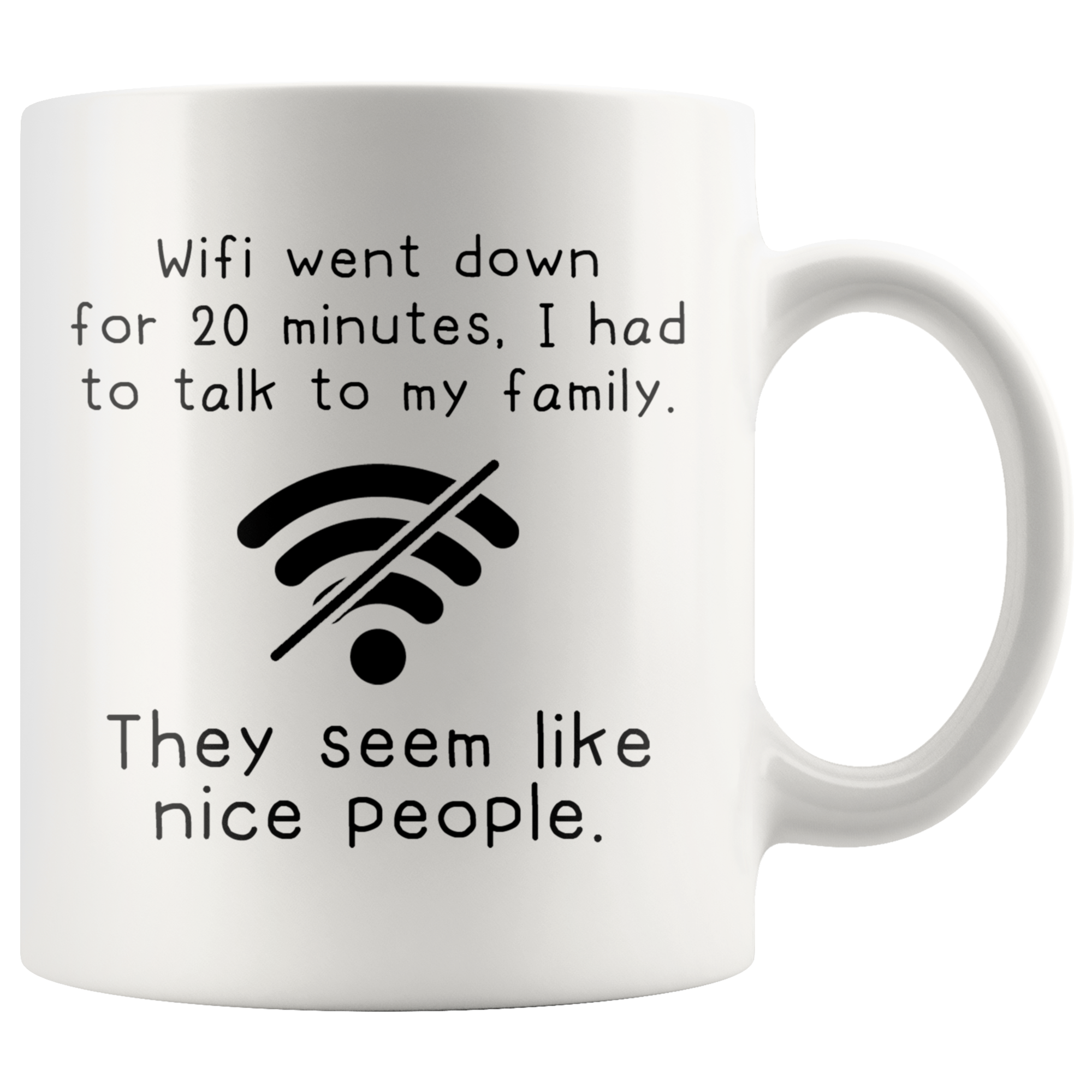 Accent Mug - Wifi Went Down