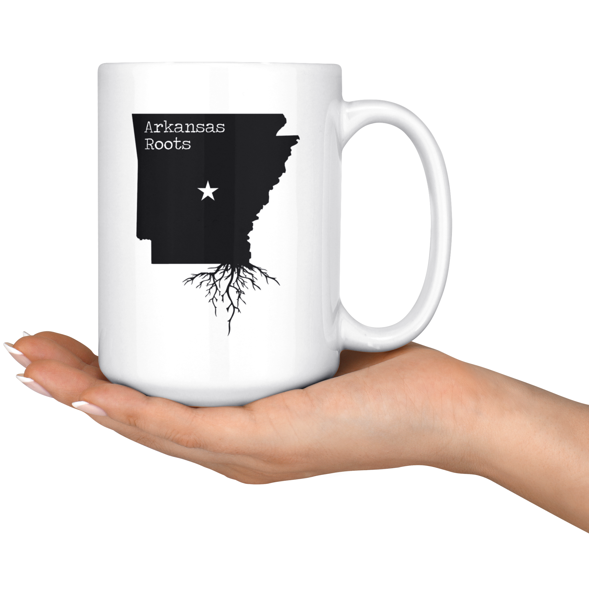 White Mugs - Arkansas Roots
