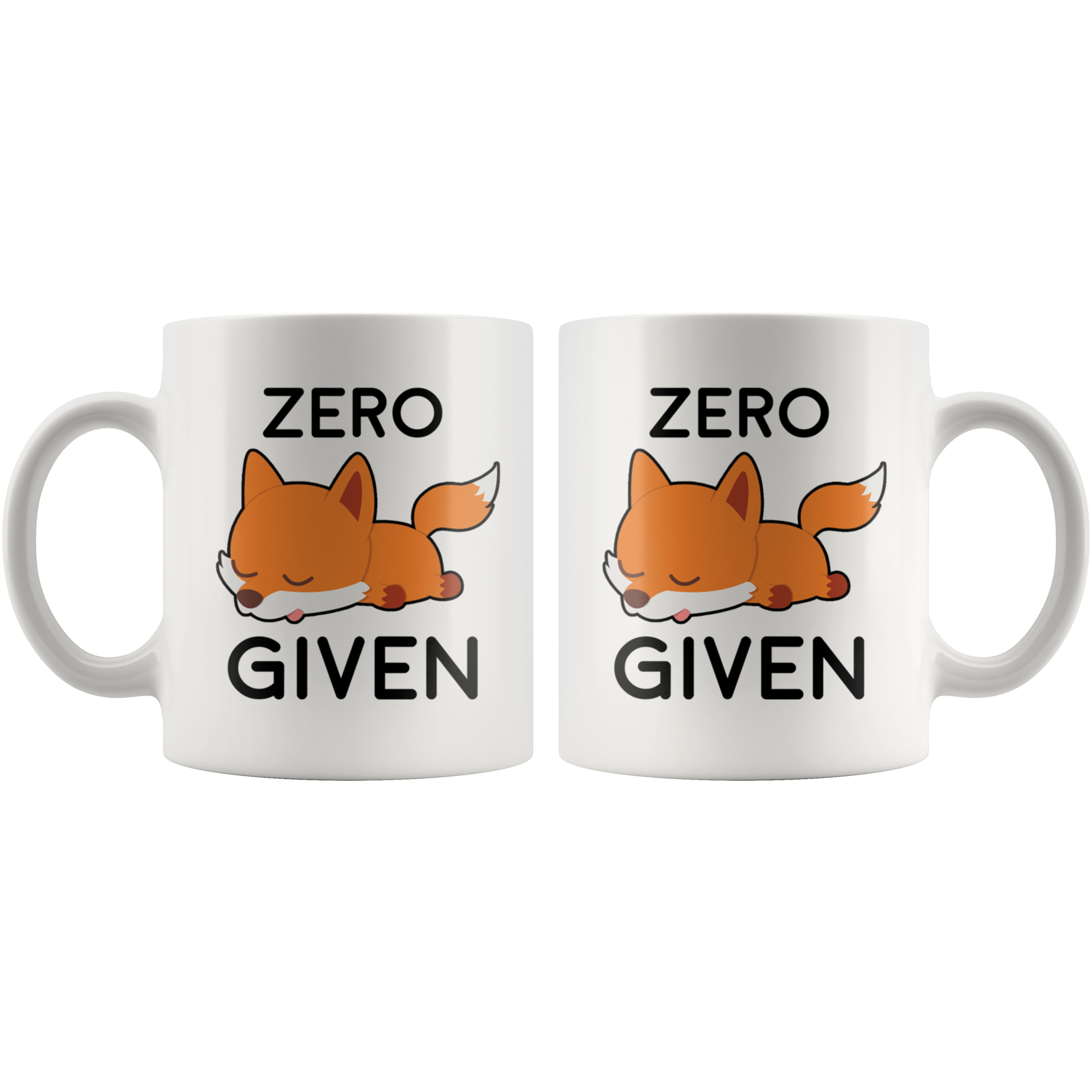 White 11oz Mug - Zero Fox Given