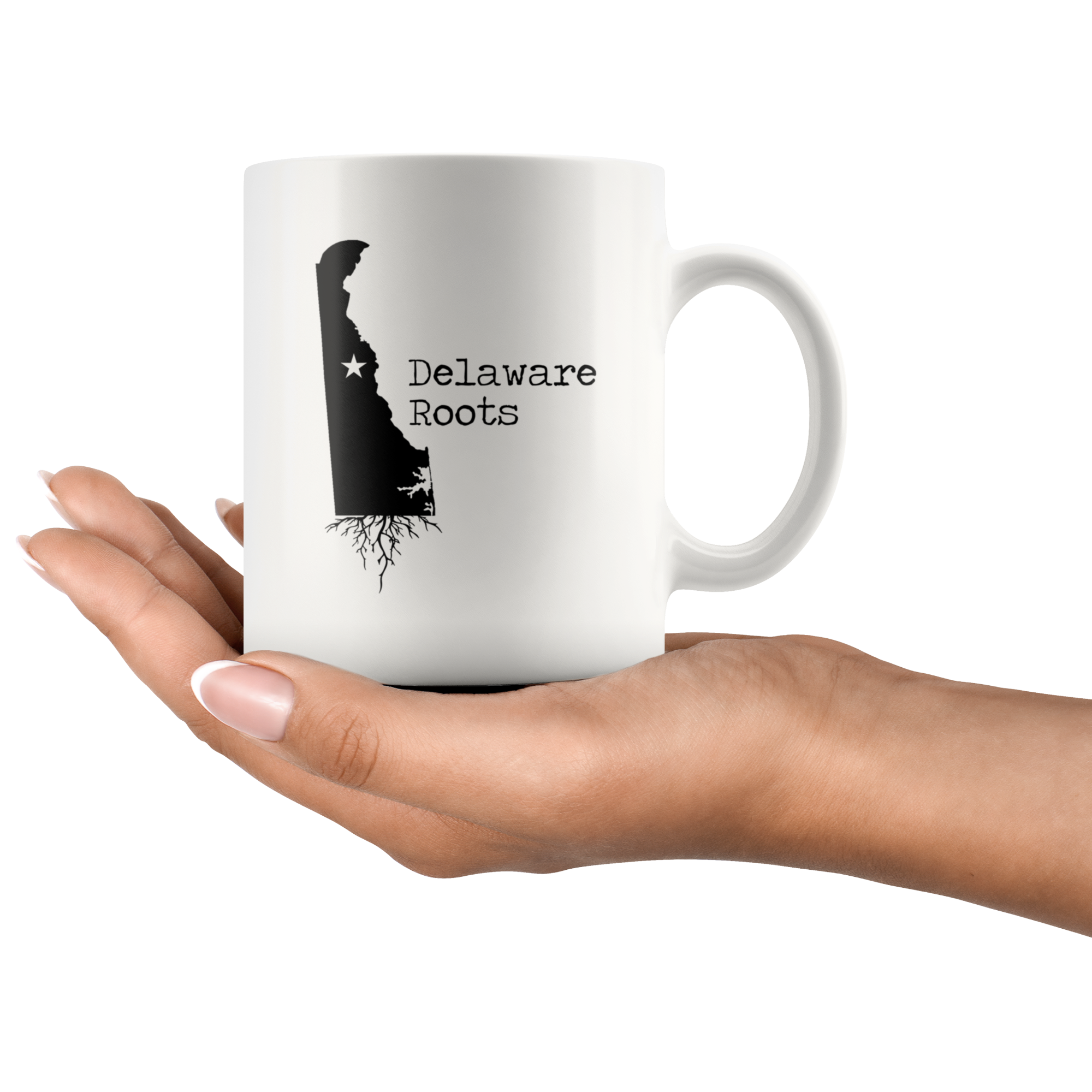 White Mugs - Delaware Roots