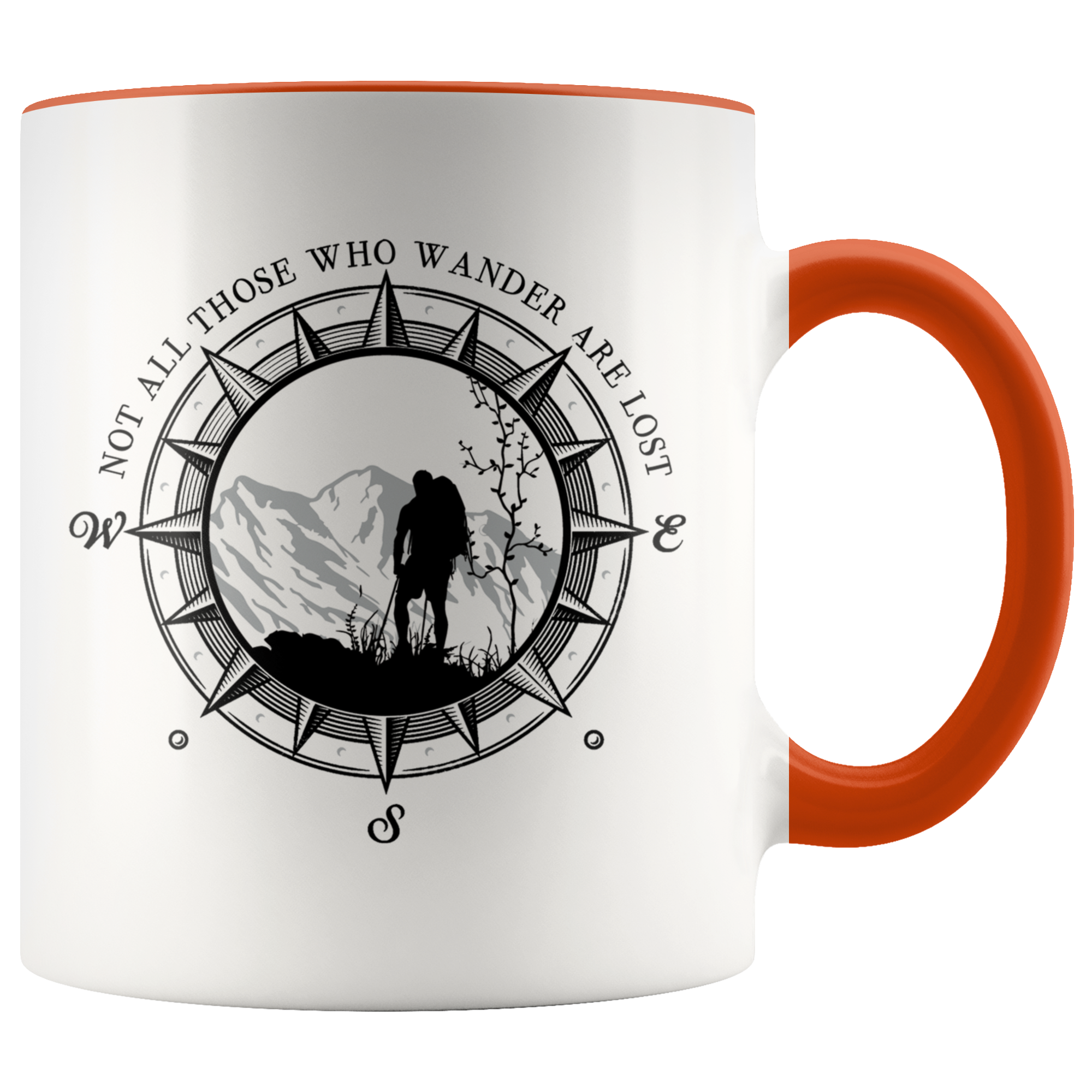 Accent Mug - Not All Who Wander Are Lost