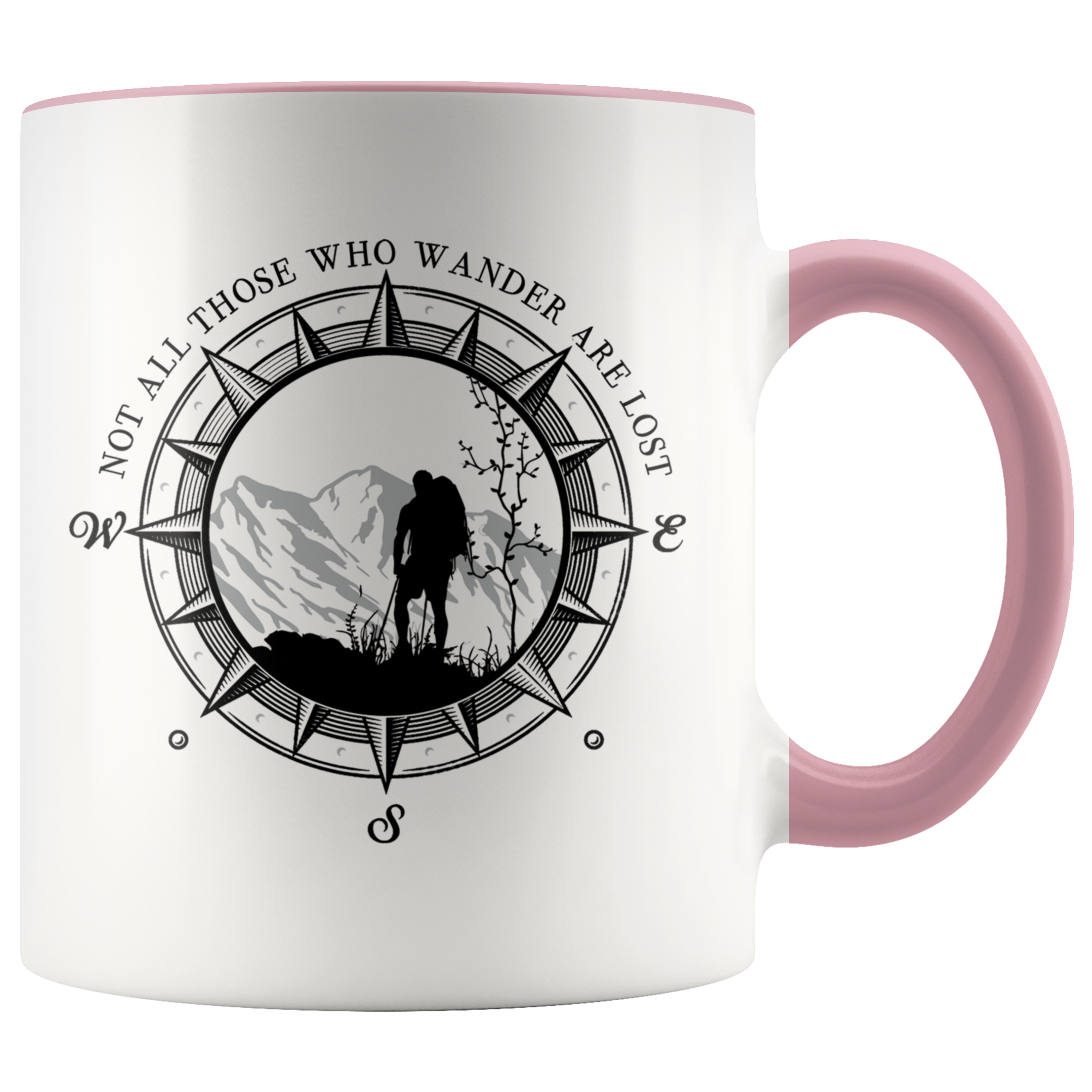 Accent Mug - Not All Who Wander Are Lost