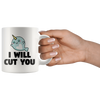 White Mugs - Narwhal Will Cut You