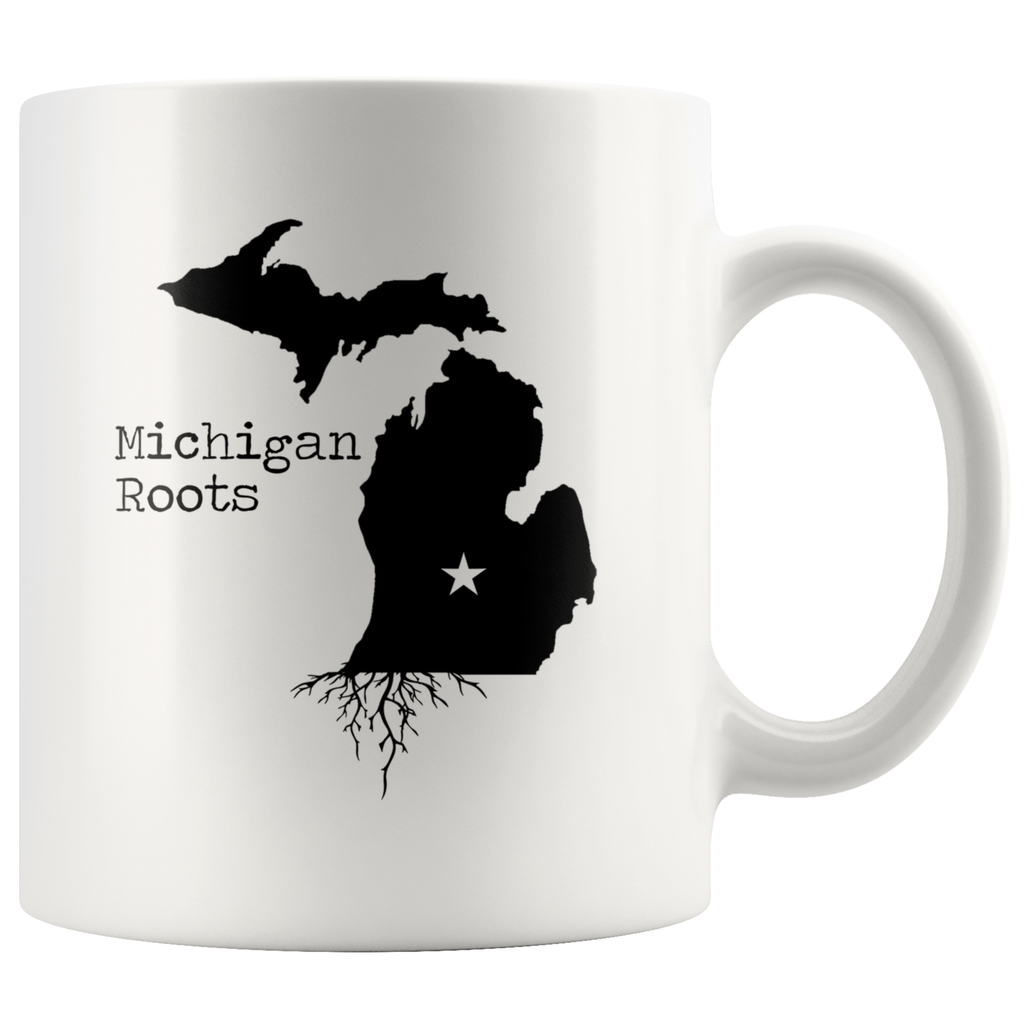 White Mugs - Michigan Roots