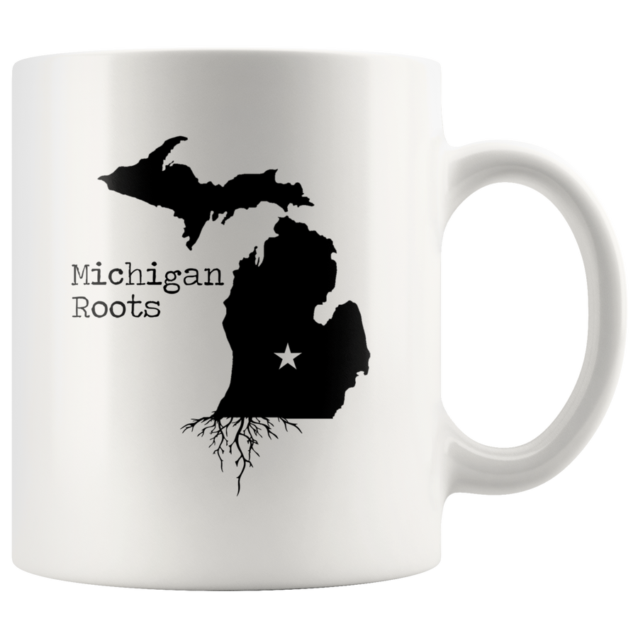 White Mugs - Michigan Roots